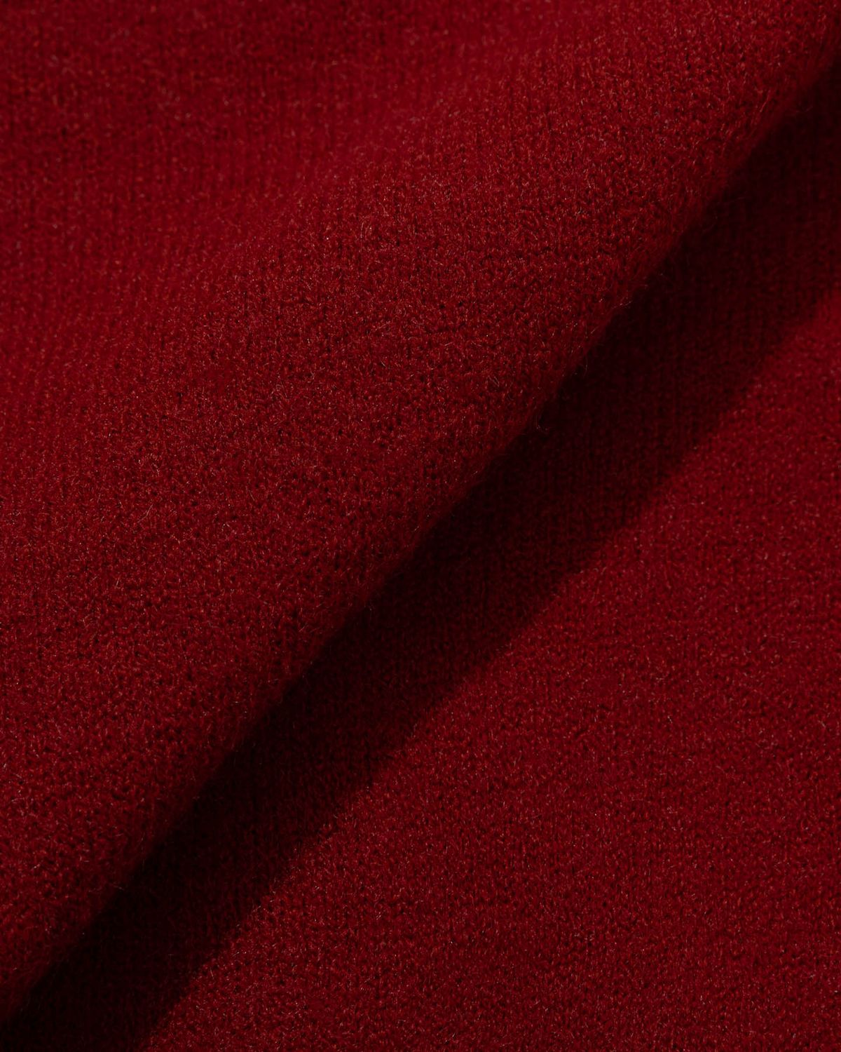 모아(MOAA) Gold Button Round-Neck Knit Cardigan (RED)