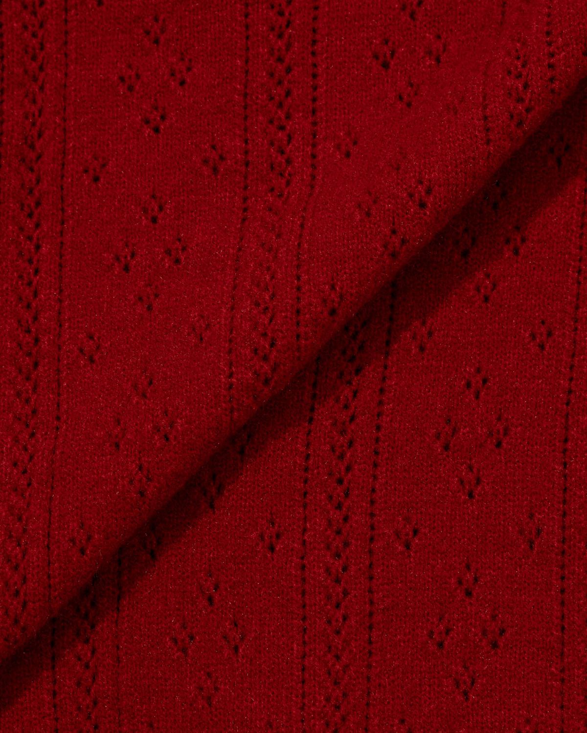 모아(MOAA) Punching Cardigan & Chiffon Bustier Set (RED)