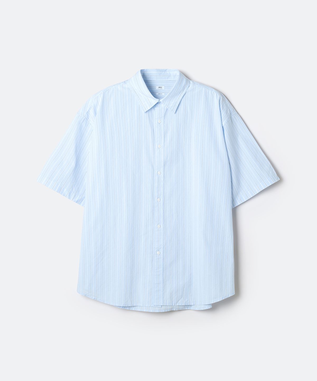 스파오(SPAO) 오버핏 반팔 셔츠_SPYWG25C01