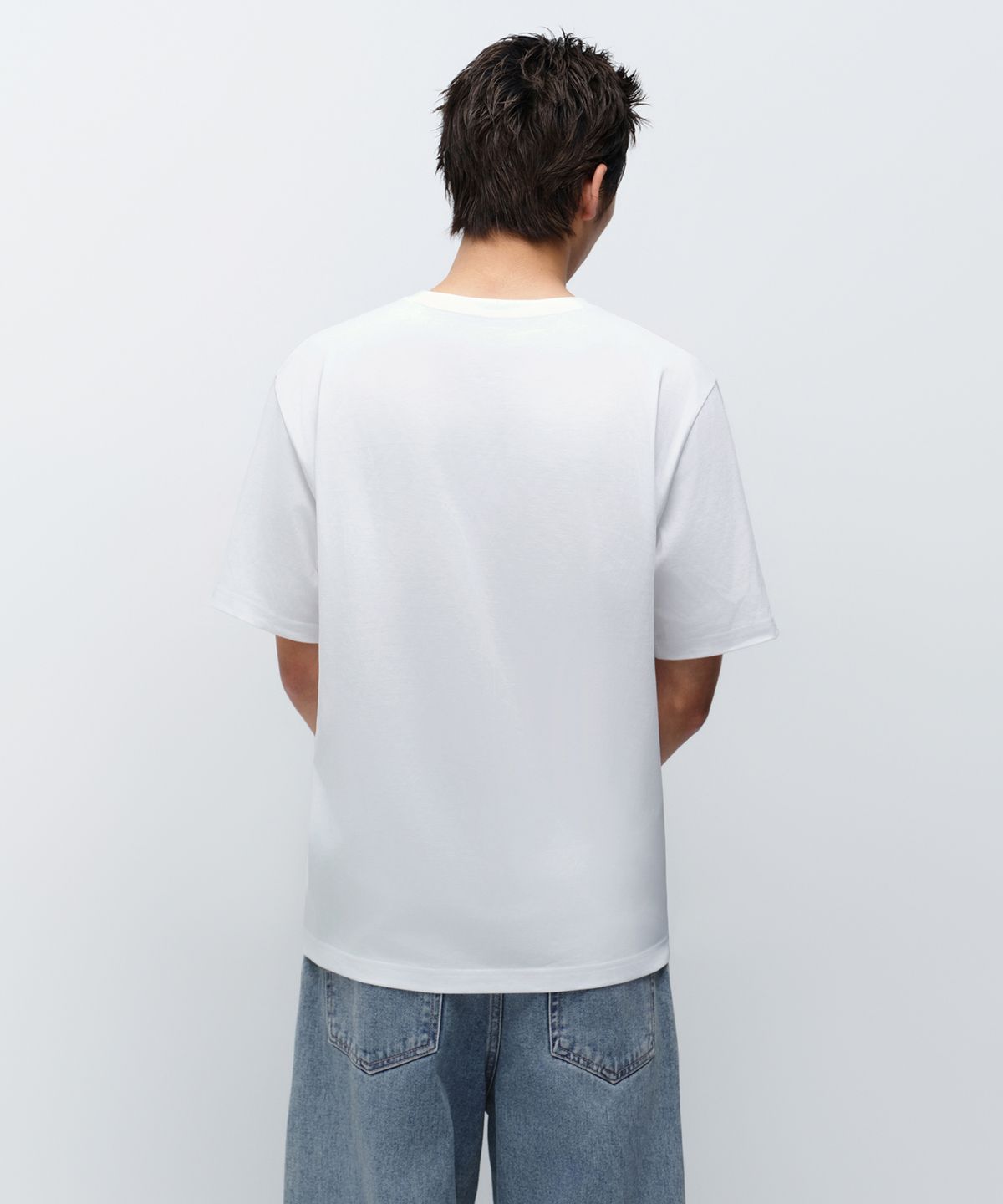 무신사 스탠다드(MUSINSA STANDARD) [K-수비니어] 까치 호랑이 티셔츠 [화이트]