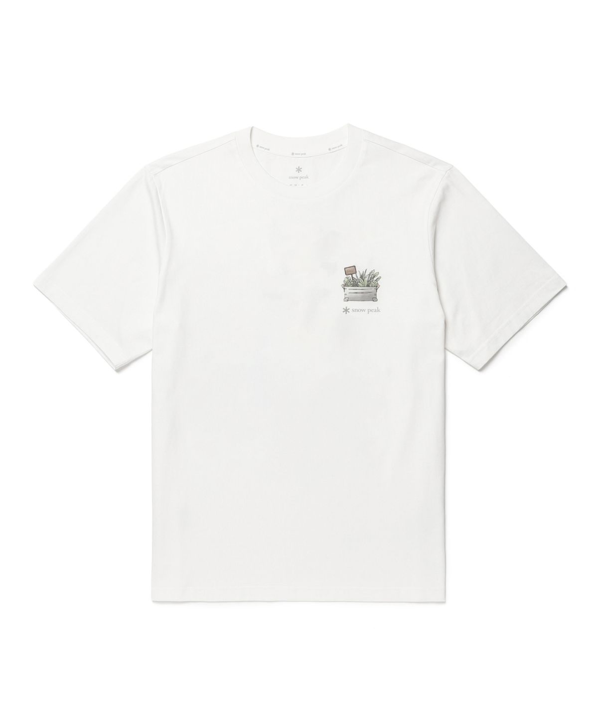 스노우피크 어패럴(SNOWPEAK APPAREL) 코튼 네이처 그래픽 반팔 티셔츠 (S26MUFTS64) Off White