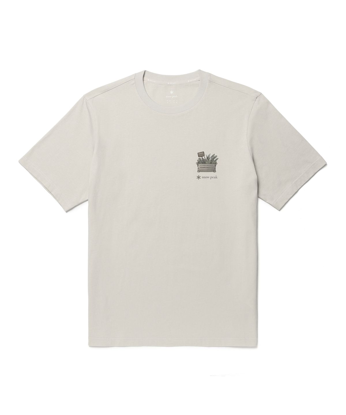 스노우피크 어패럴(SNOWPEAK APPAREL) 코튼 네이처 그래픽 반팔 티셔츠 (S26MUFTS64) Light Beige