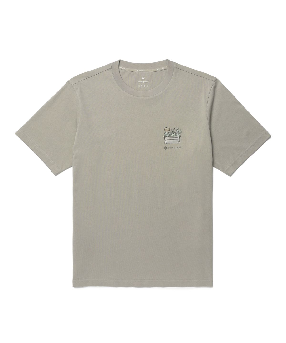 스노우피크 어패럴(SNOWPEAK APPAREL) 코튼 네이처 그래픽 반팔 티셔츠 (S26MUFTS64) Khaki Gray