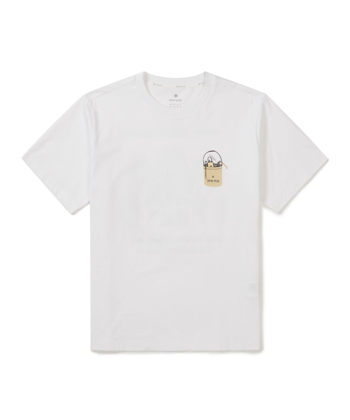스노우피크 어패럴(SNOWPEAK APPAREL) 코튼 보타닉 그래픽 반팔 티셔츠 (S26MUFTS60) White
