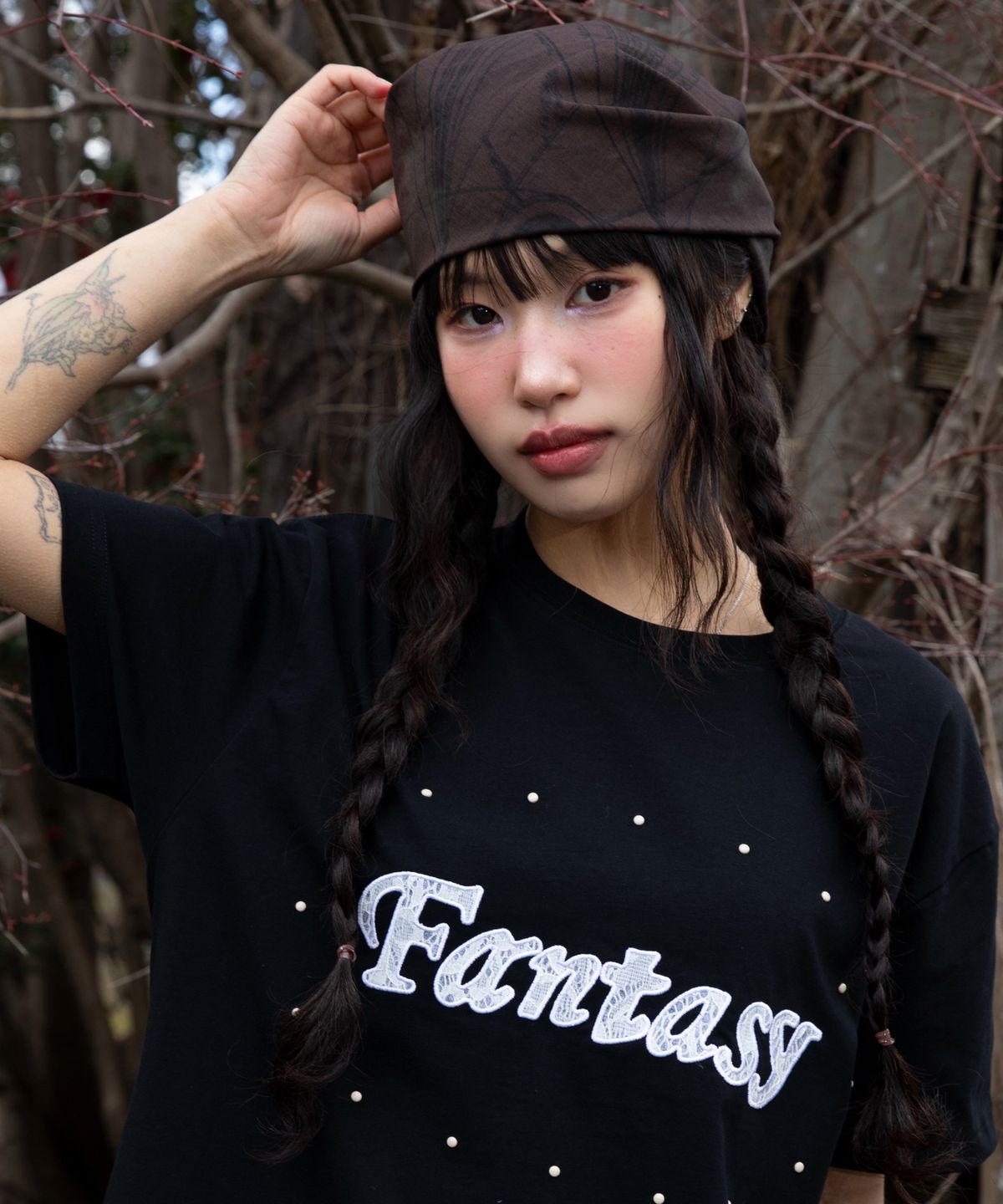 글랙(GLACK) GZAC004 코스믹 판타지 반다나 (BROWN)