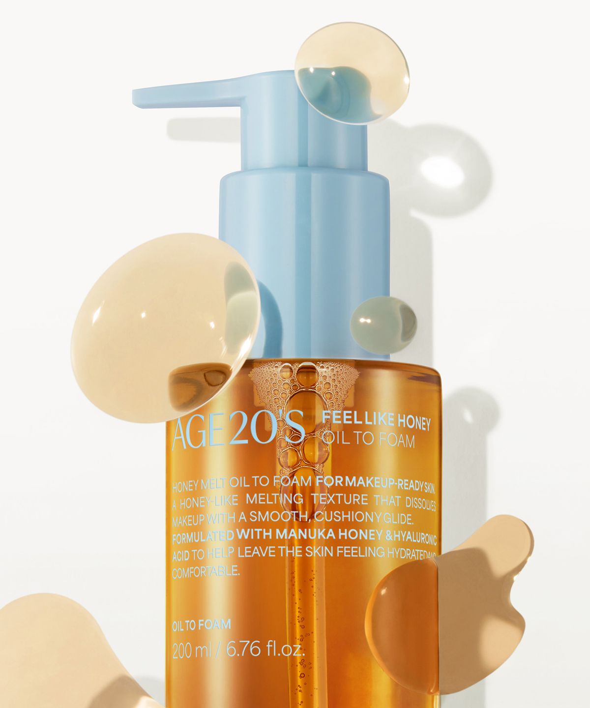 에이지투웨니스(AGE 20'S) 필 라이크 허니 오일 투 폼 클렌저 200ml