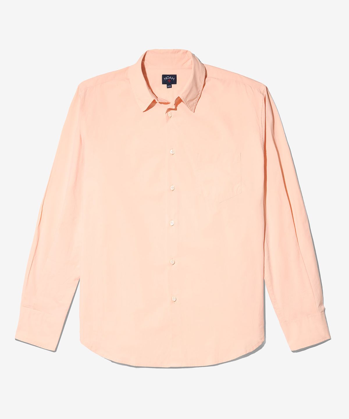 노아(NOAH) (U) 오버사이즈 포플린 셔츠 피치 OVERSIZED POPLIN SHIRT PEACH