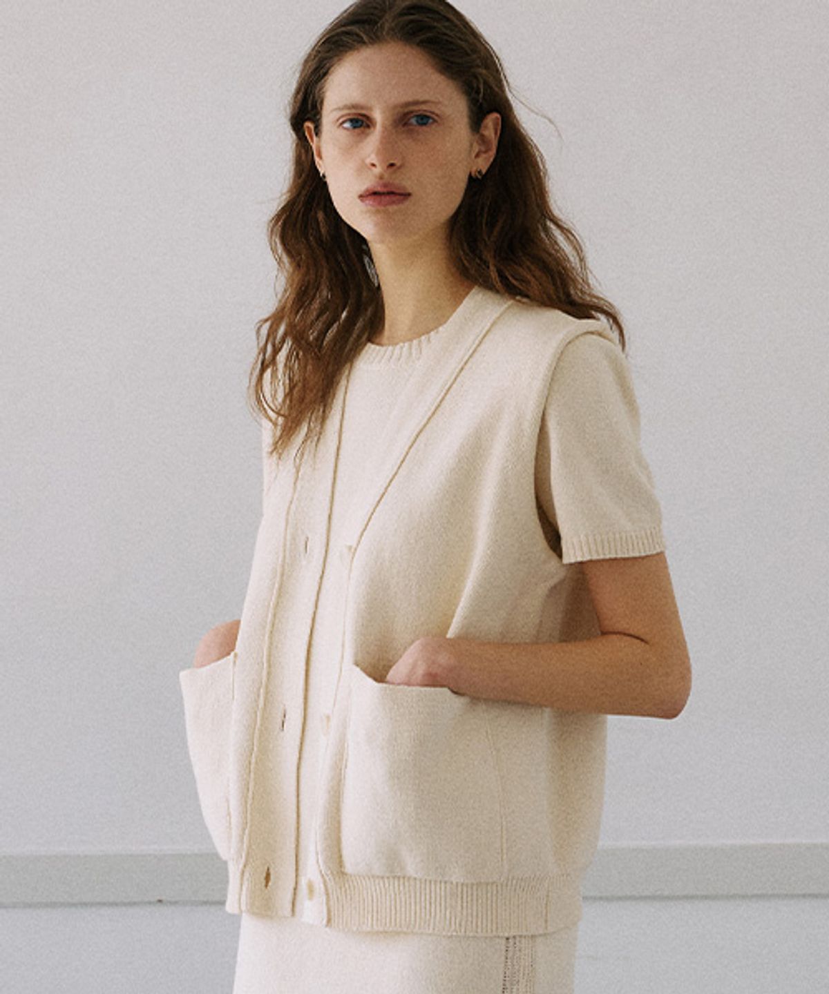 안젤로비안코(ANGELO BIANCO) Moi Knit Vest
