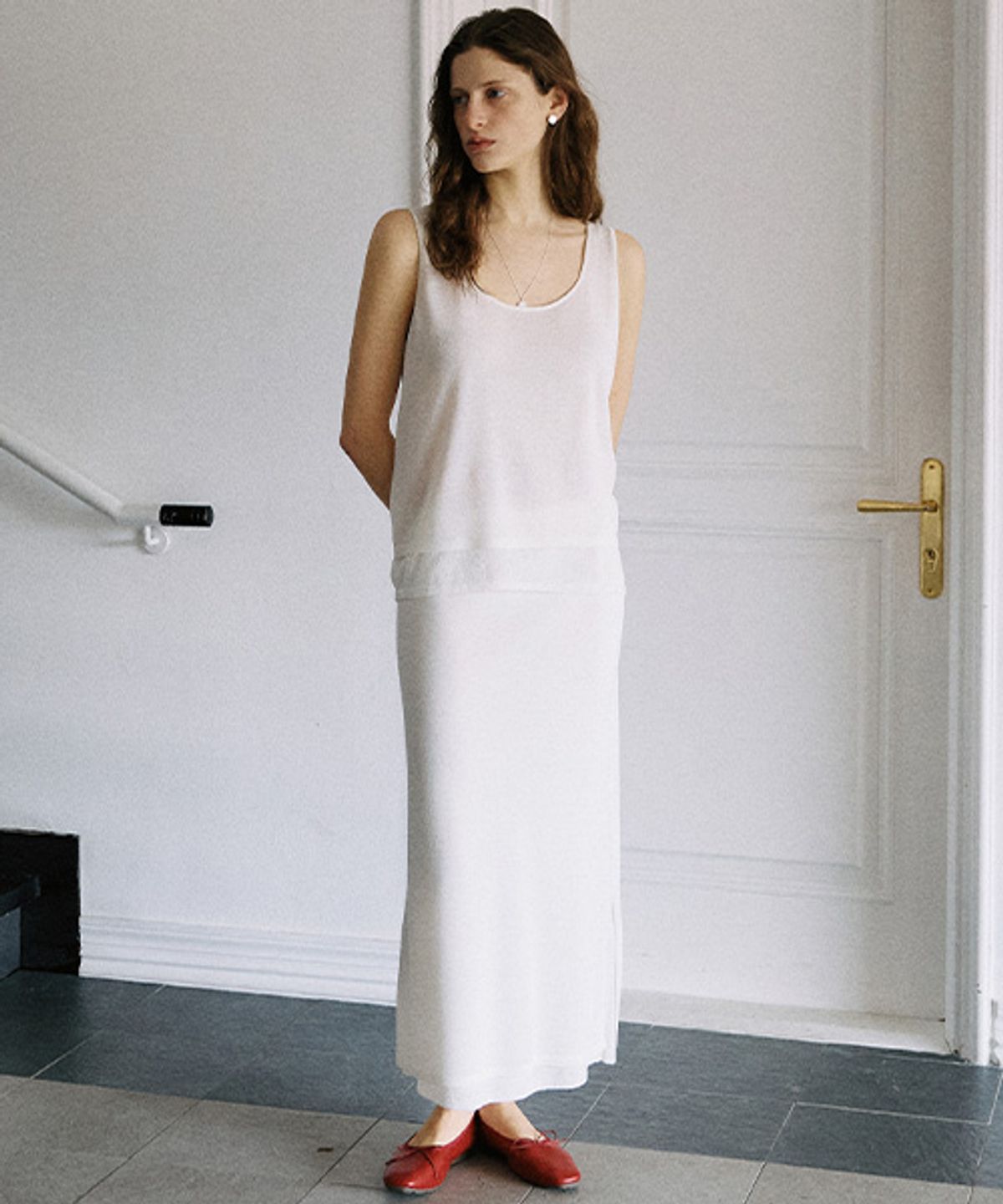 안젤로비안코(ANGELO BIANCO) Blank Skirt (3col)