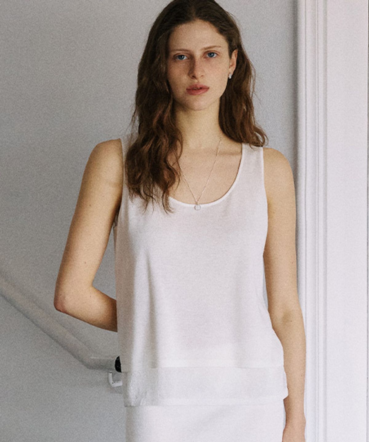 안젤로비안코(ANGELO BIANCO) Blank sleeveless Knit (3col)