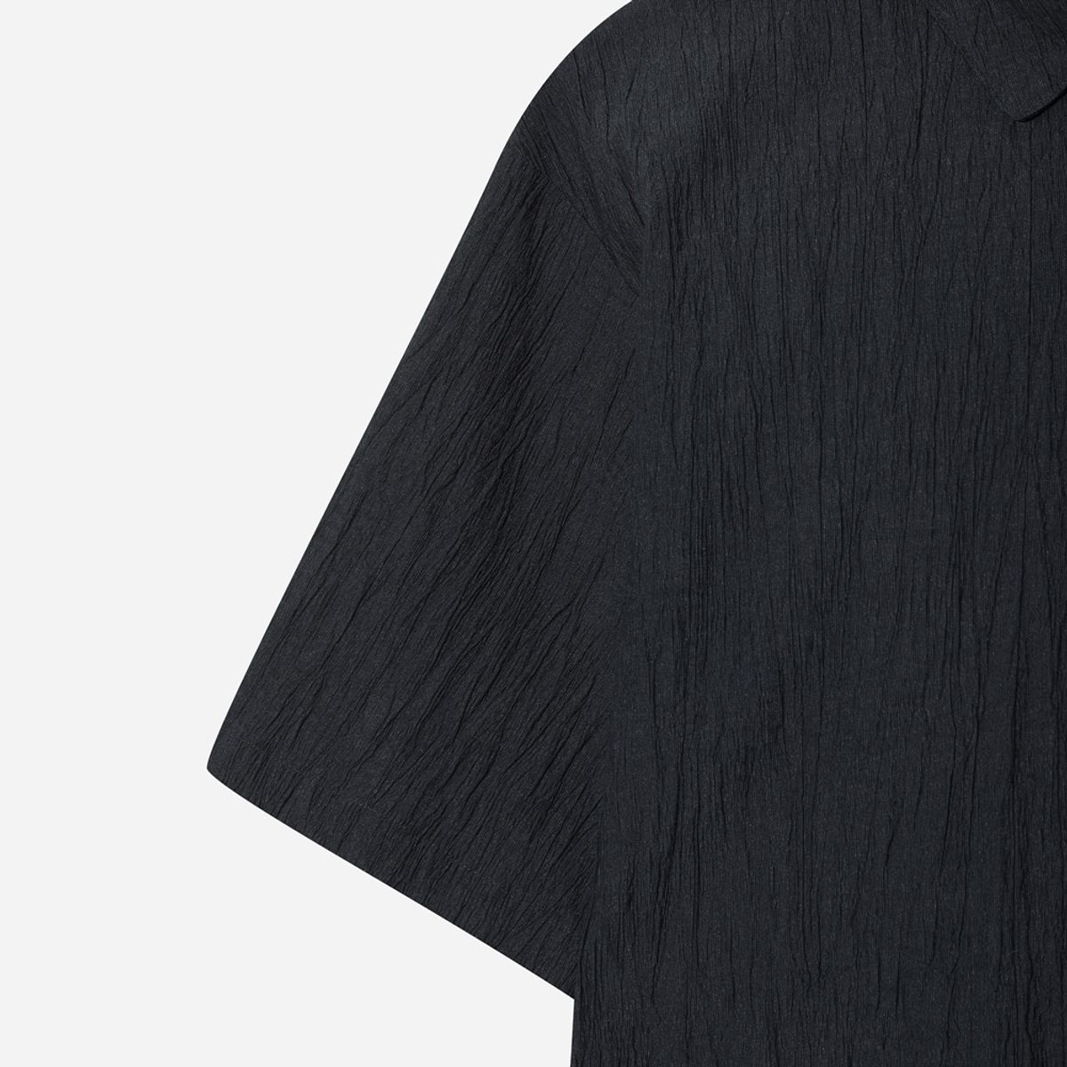 디오디(DOD) 젠클 크링클 반팔 폴로 티셔츠(BLACK)