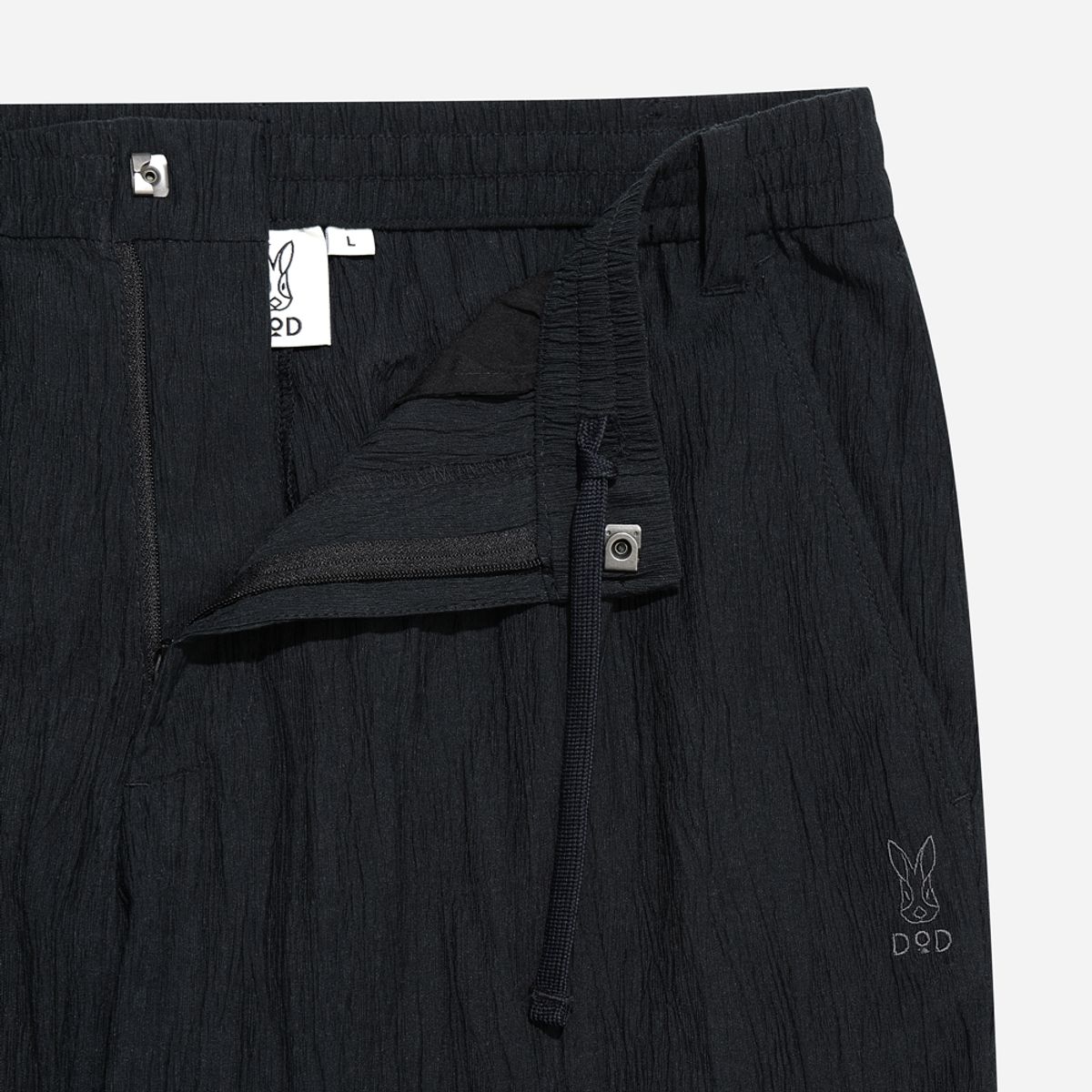 디오디(DOD) 젠클 크링클 긴바지(BLACK)