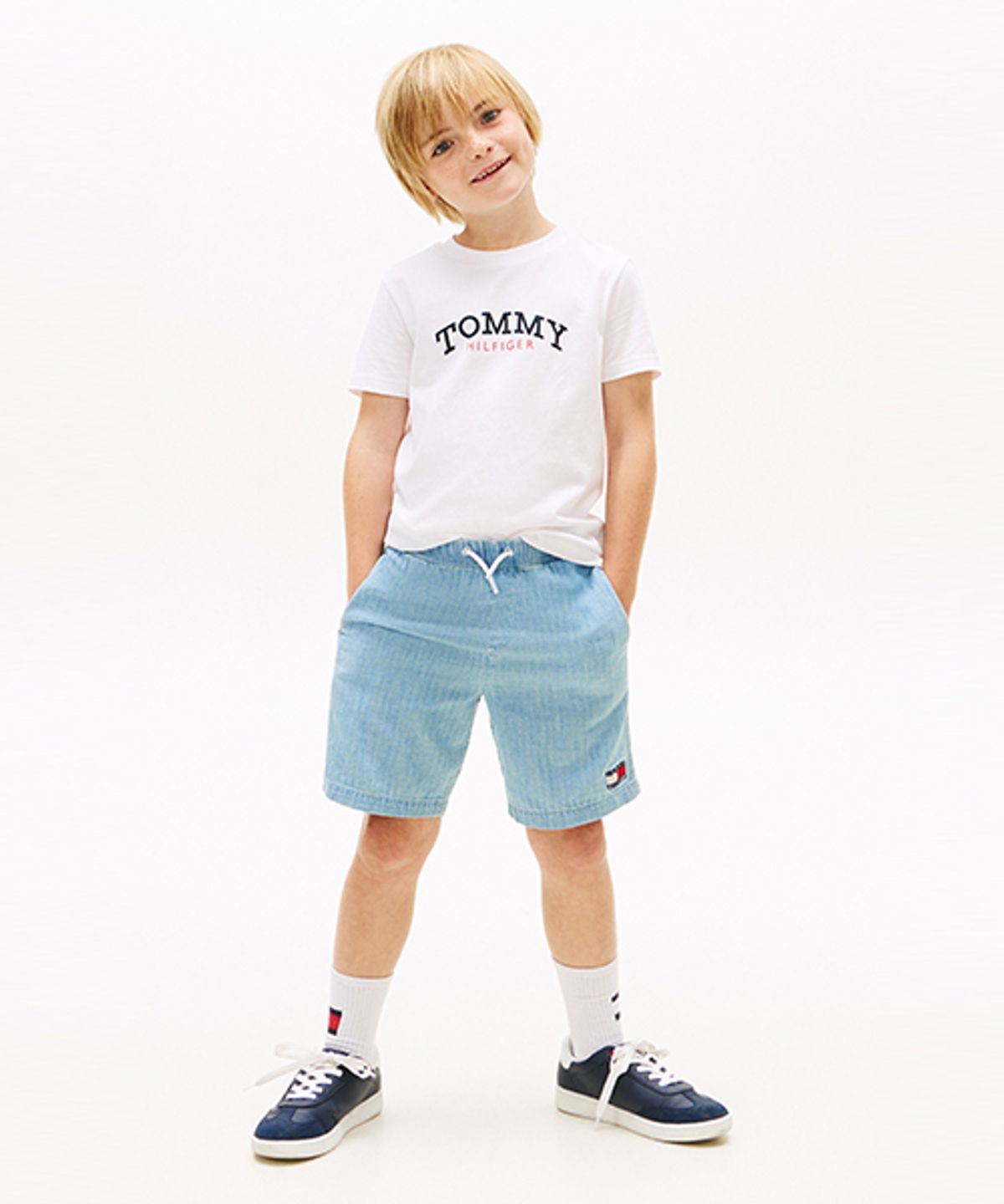 타미힐피거 키즈(TOMMY HILFIGER KIDS) 모노그램 그래픽 티셔츠