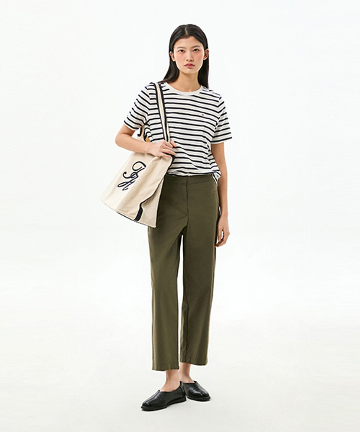 타미힐피거(TOMMY HILFIGER) 크루넥 슬럽 티셔츠 (T22G3TTO080WT20FA)