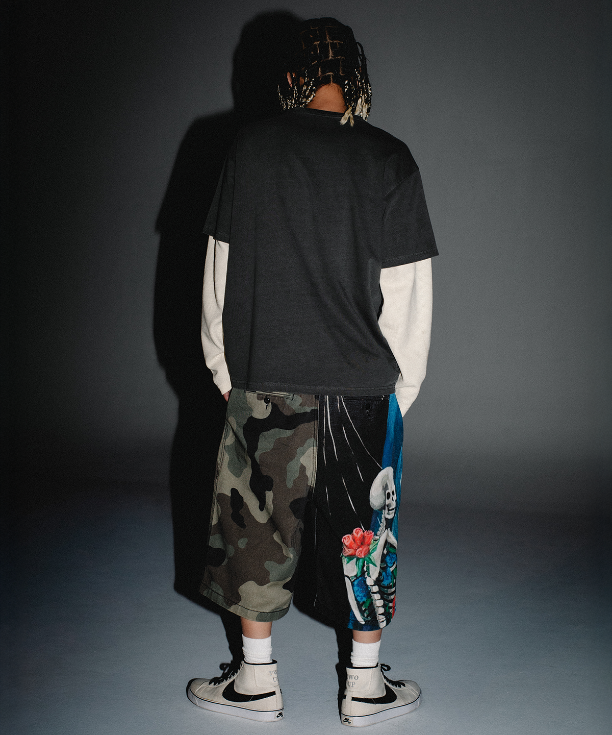 위캔더스(WKNDRS) WALTZ SHORTS (CAMO)