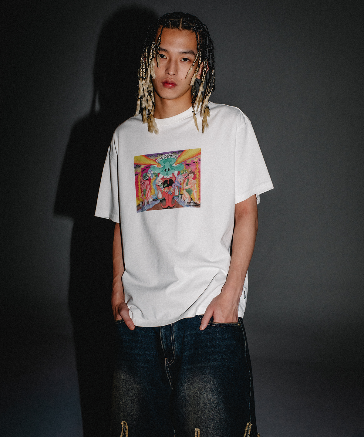 위캔더스(WKNDRS) GOBLIN T-SHIRT (WHITE)
