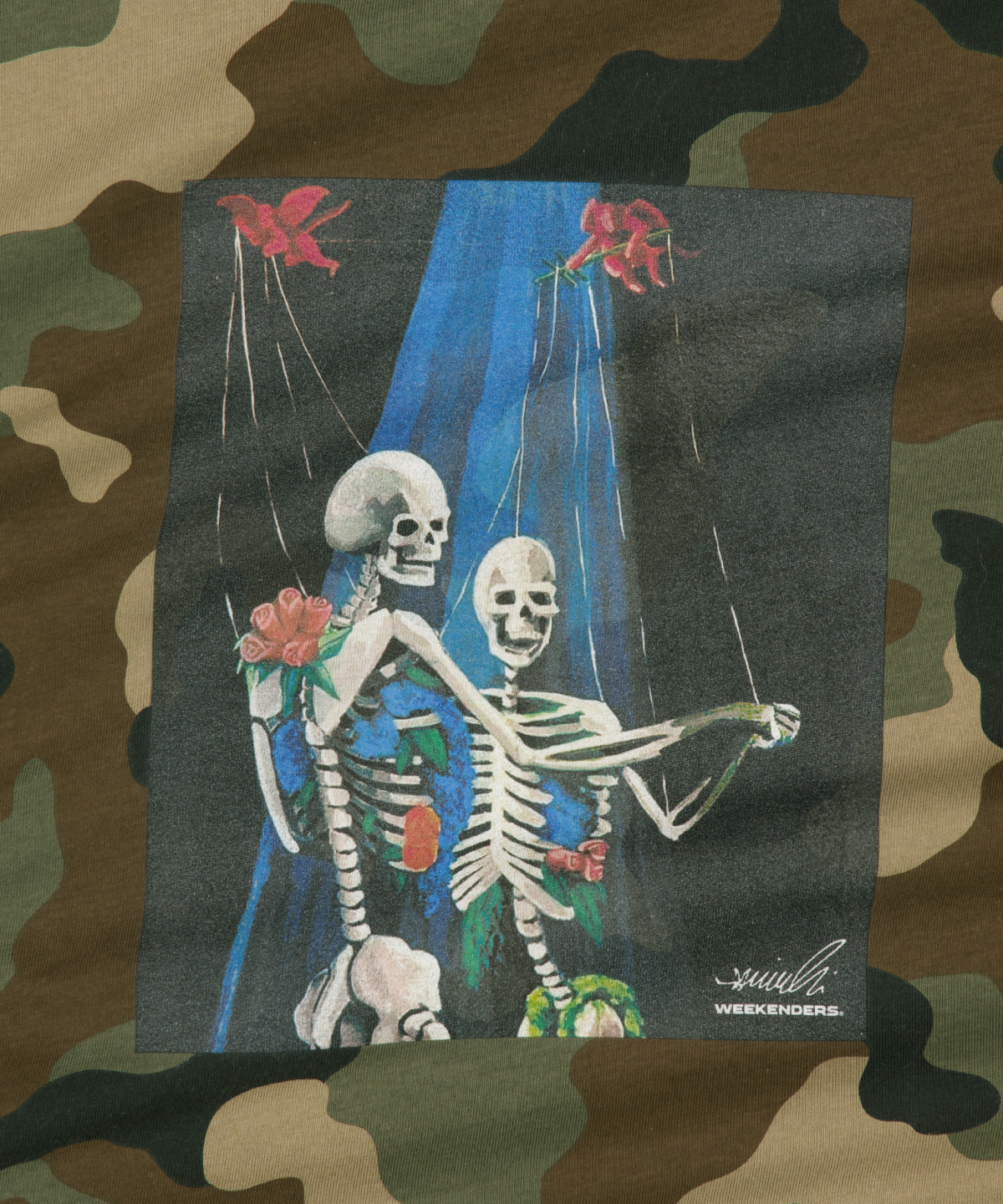 위캔더스(WKNDRS) WALTZ T-SHIRT (CAMO)
