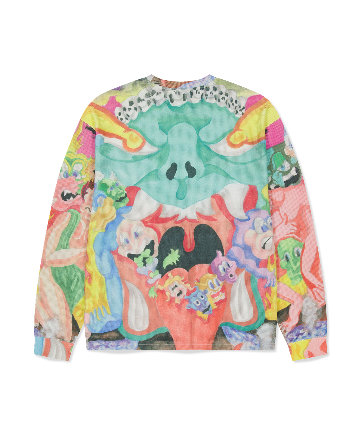 위캔더스(WKNDRS) GOBLIN WAFFLE LS T-SHIRT (MIX)