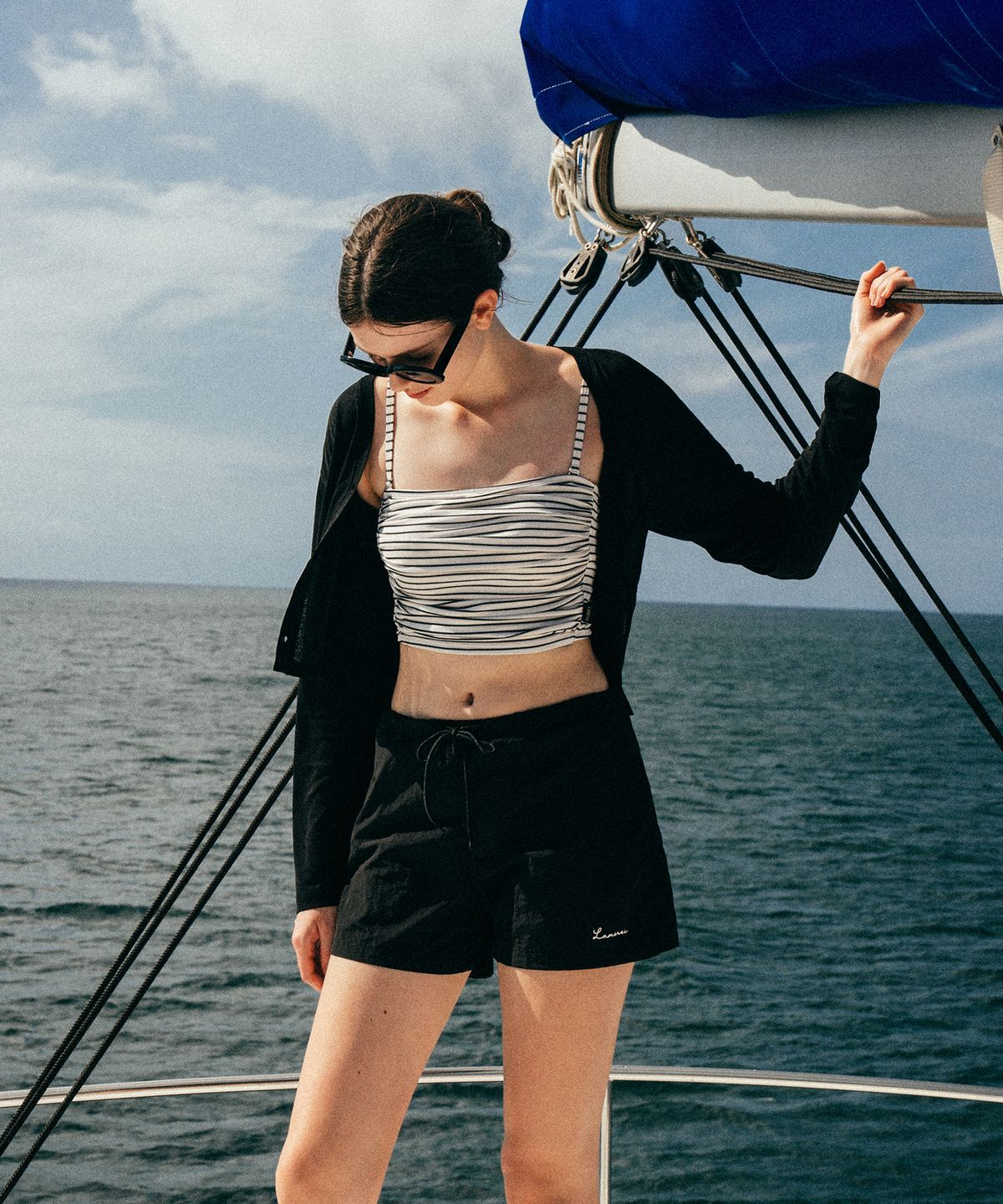 라메레이(LAMEREI) Short Leggings Swim Pants[LMBCSW224]-4color
