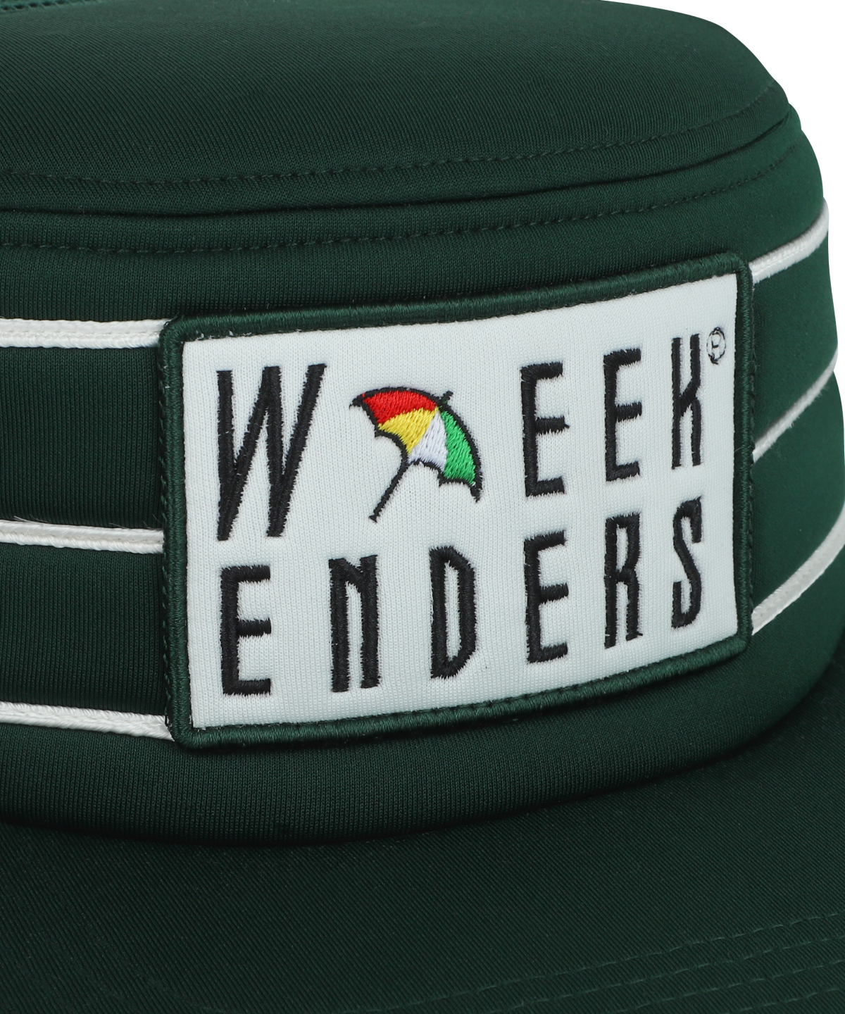 위캔더스(WKNDRS) AP LOGO PILLBOX CAP (GREEN)