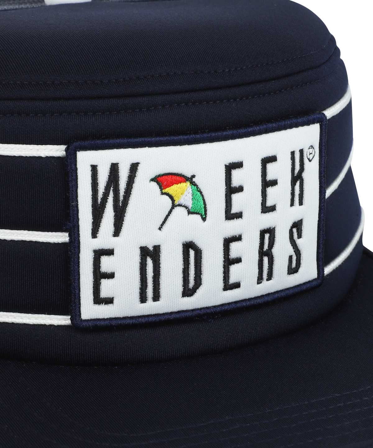 위캔더스(WKNDRS) AP LOGO PILLBOX CAP (NAVY)