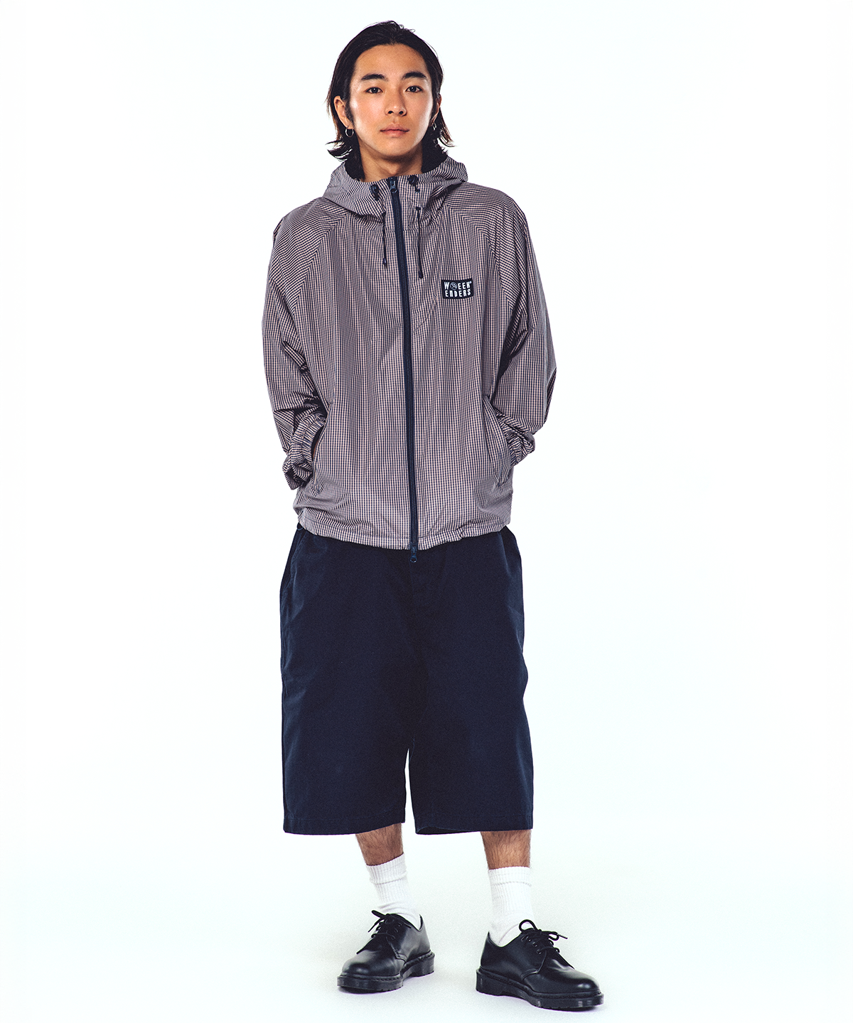 위캔더스(WKNDRS) AP CLASSIC CHINO SHORTS (NAVY)