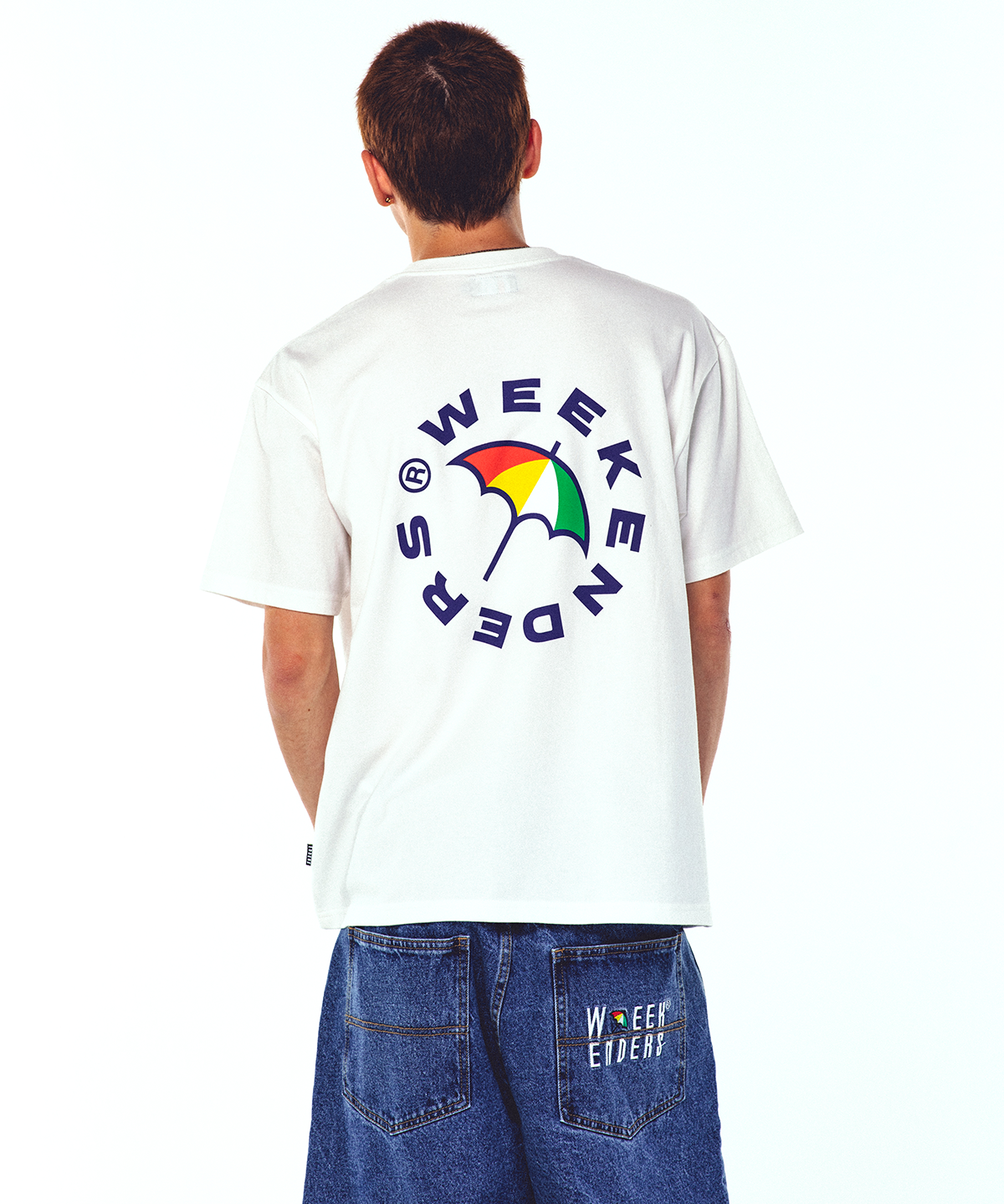 위캔더스(WKNDRS) AP LOGO T-SHIRT (WHITE)