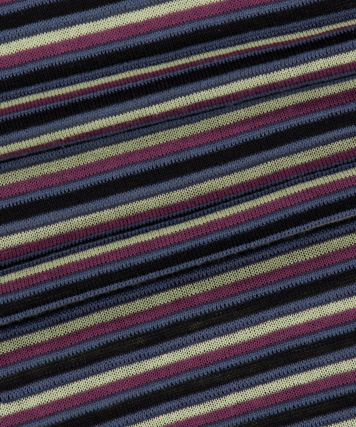위캔더스(WKNDRS) AP STRIPED HALF-ZIP POLO (BLACK)