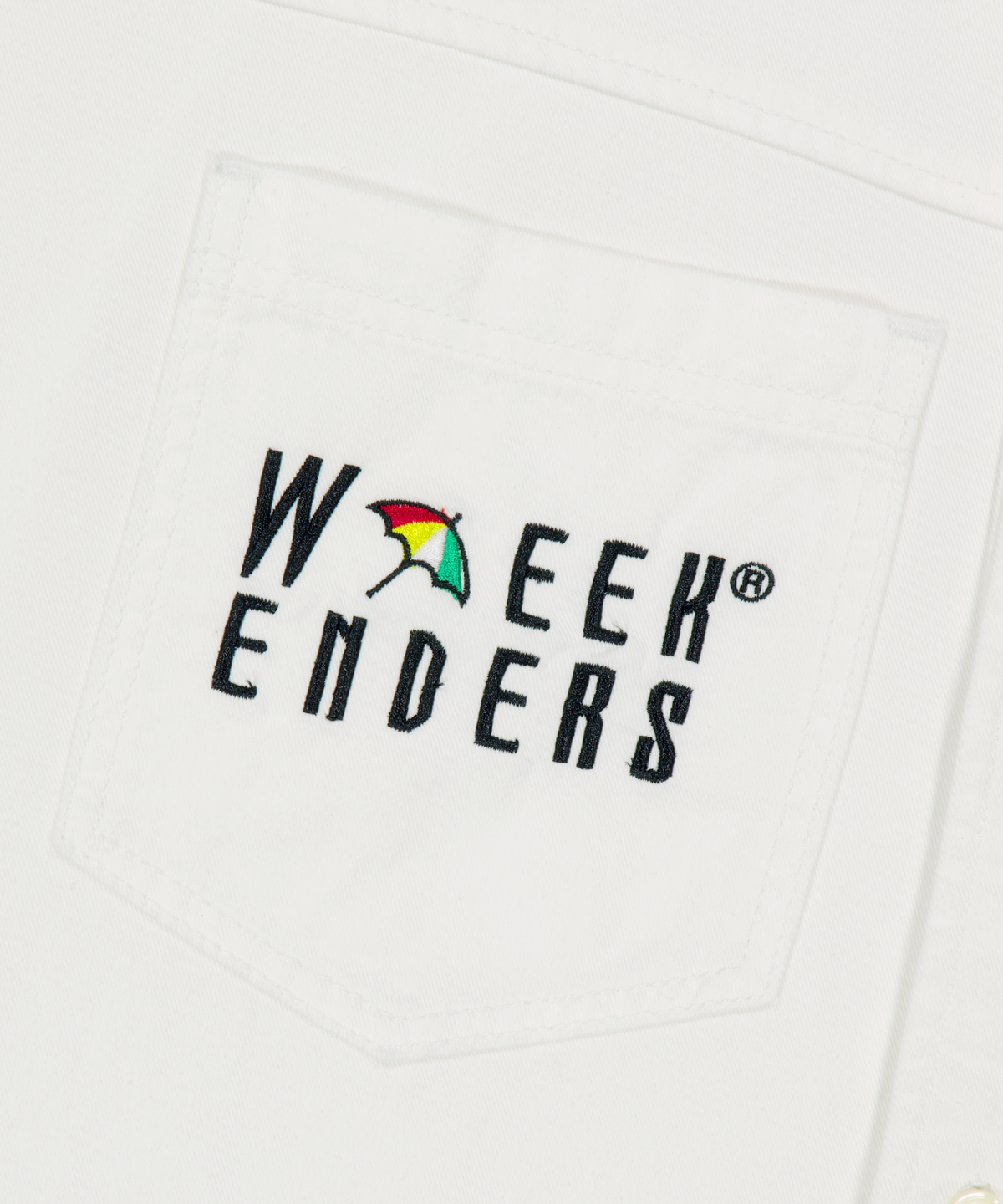 위캔더스(WKNDRS) AP OG DENIM SHIRT (WHITE)