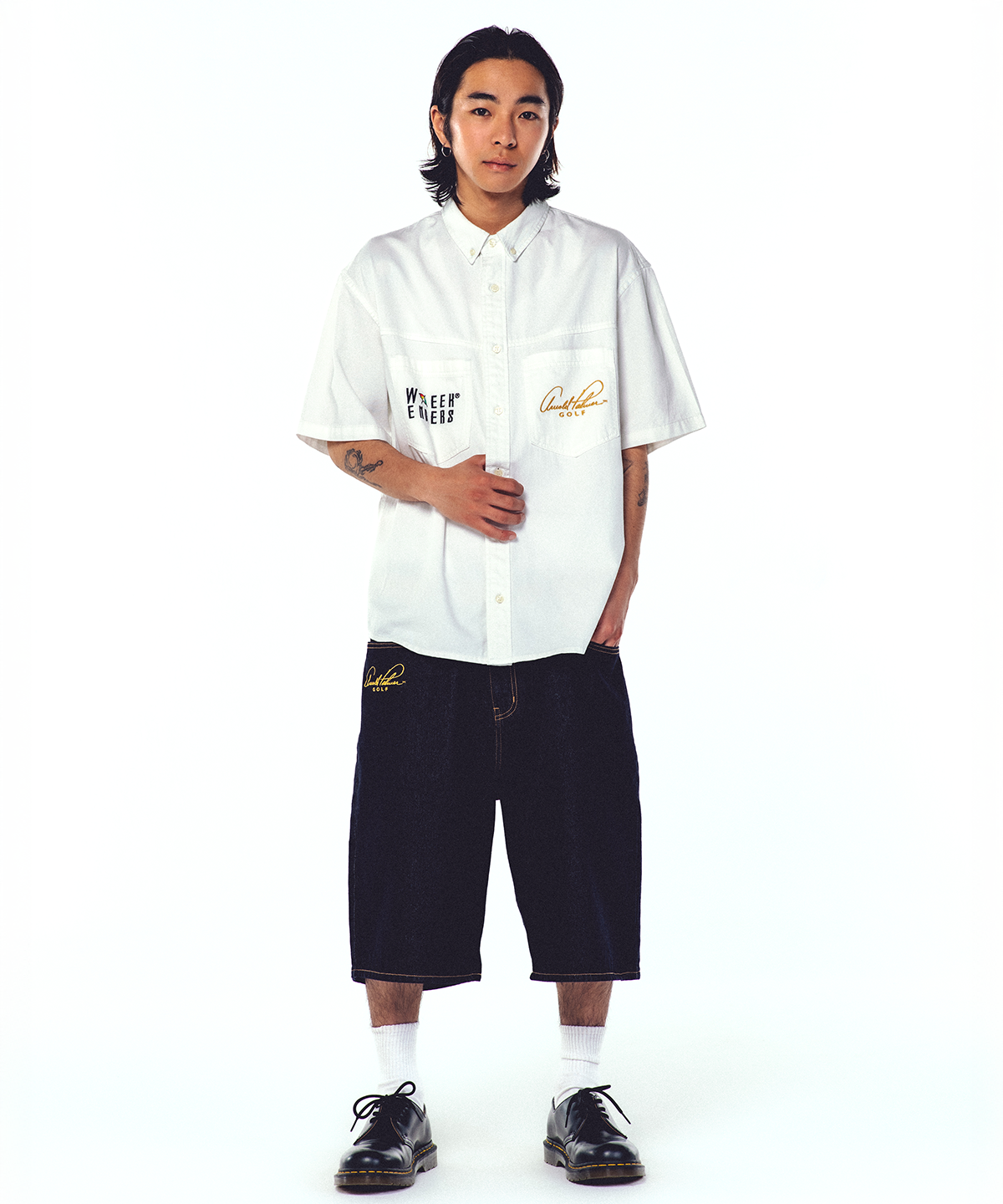 위캔더스(WKNDRS) AP OG DENIM SHIRT (WHITE)
