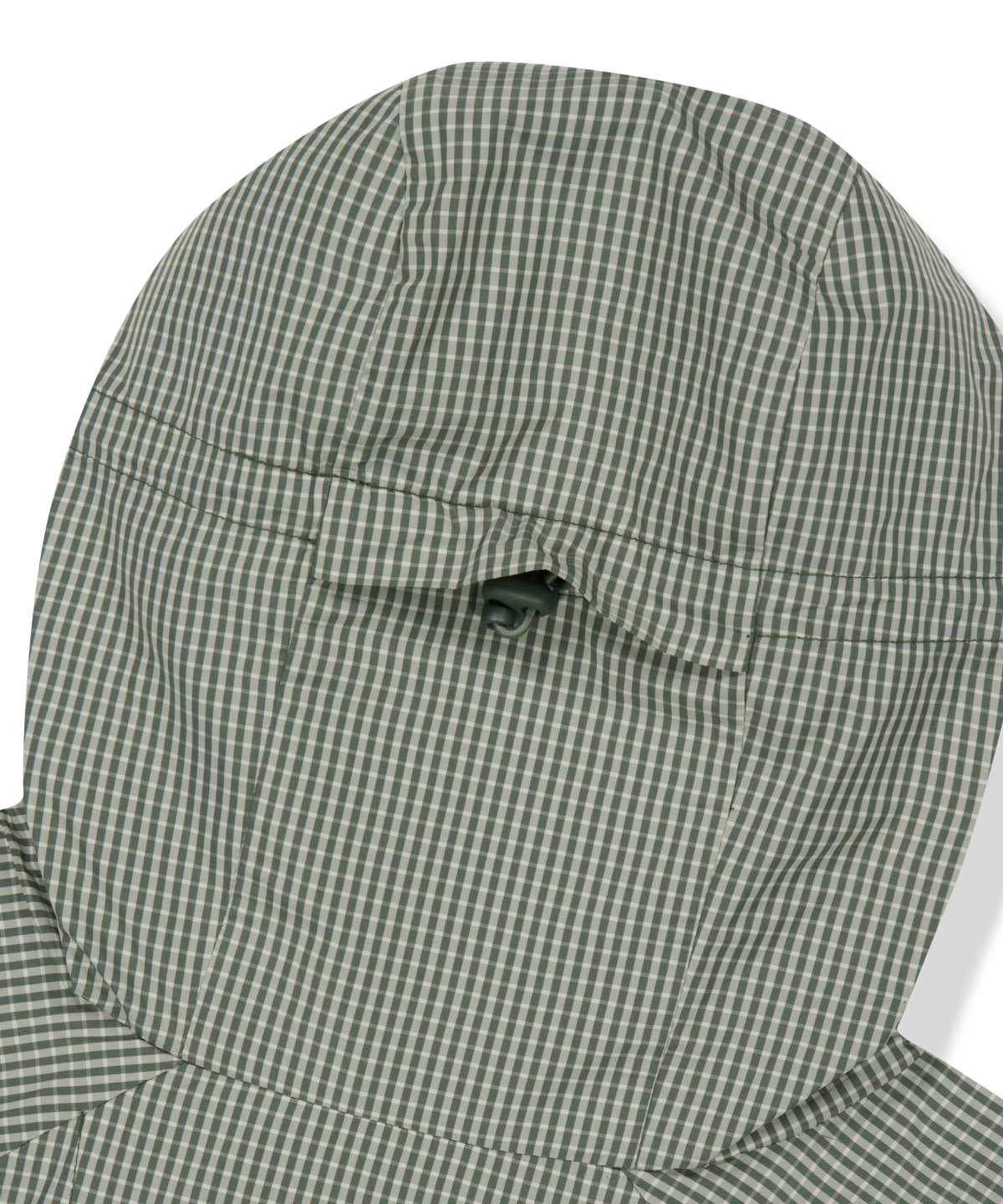 위캔더스(WKNDRS) AP CHECKERD HOODIE JACKET (KHAKI)