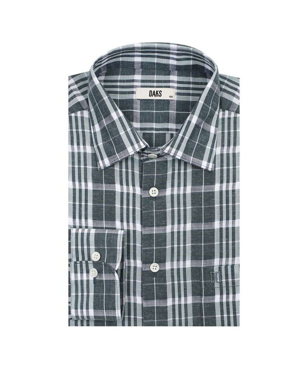 닥스셔츠(DAKS SHIRTS) 이지케어 린넨혼방 미디움체크셔츠_DMS1SHCL112E1
