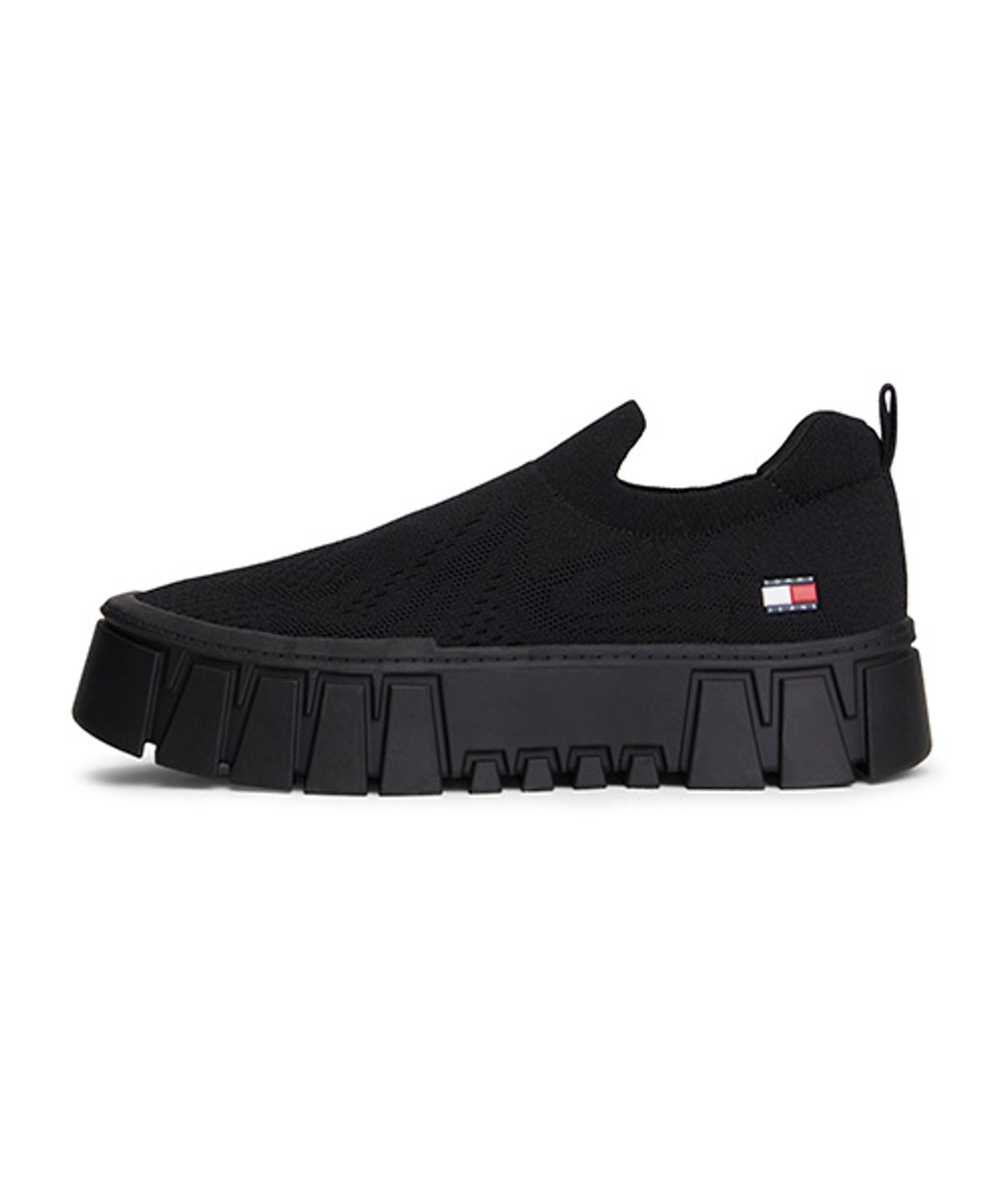 타미진스(TOMMY JEANS) 비 청키 니트 스니커즈-블랙(T52G1ARS210JT1BDS)