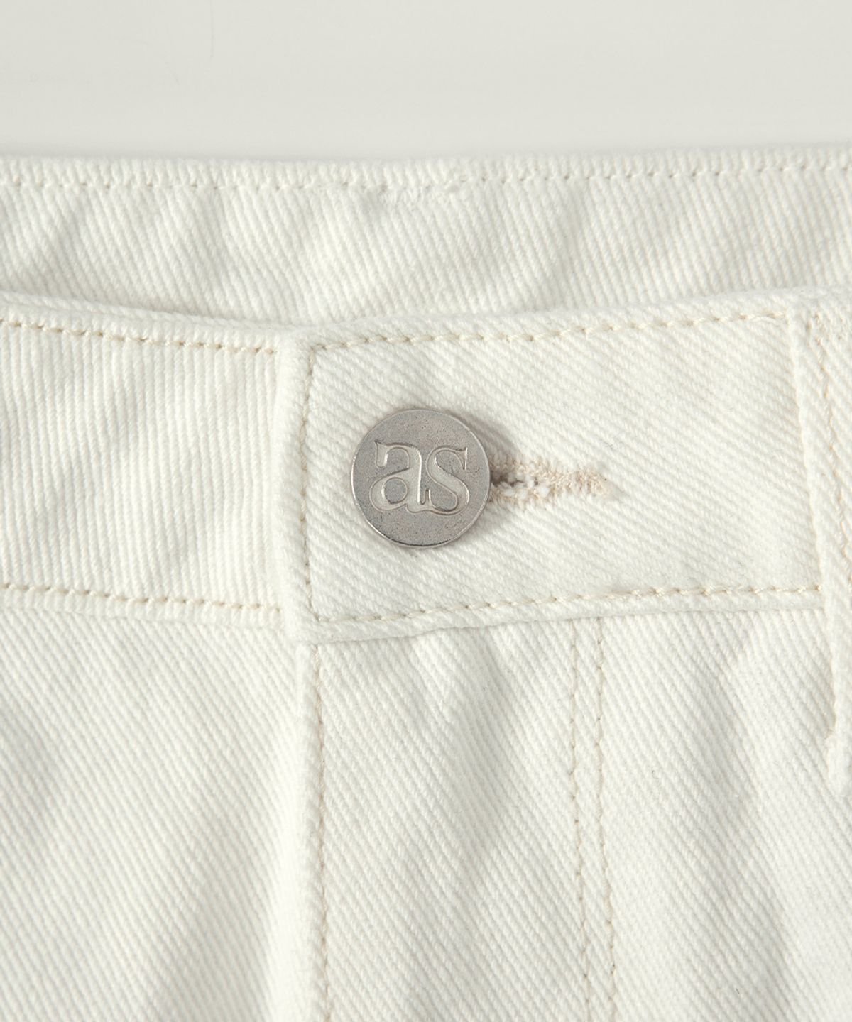 애즈온(ASON) POG SKIRT / CREAM