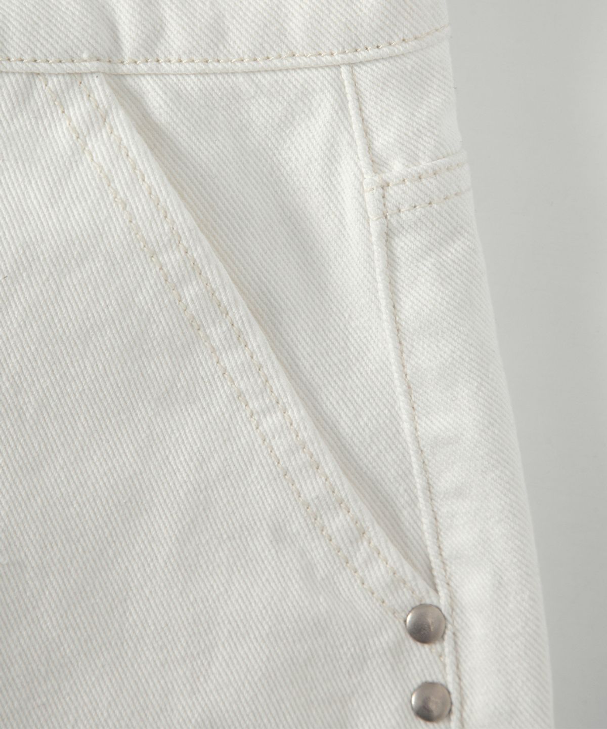애즈온(ASON) POG SKIRT / CREAM