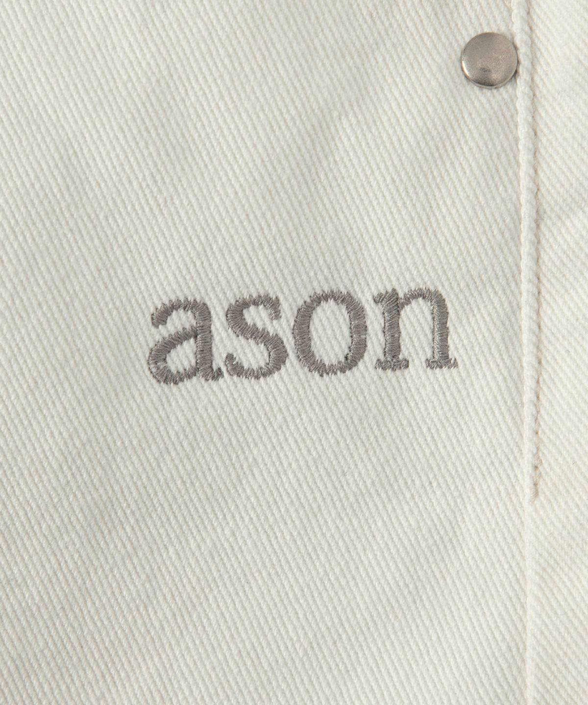 애즈온(ASON) POG SKIRT / CREAM