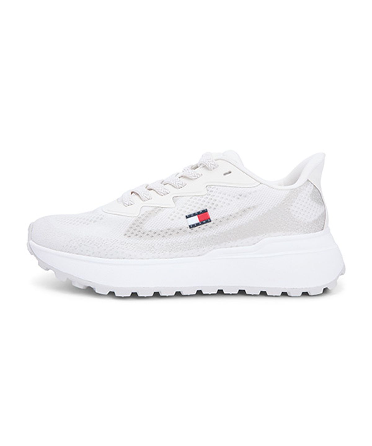 타미진스(TOMMY JEANS) 뉴 콜라 니트 러너-화이트(T52G1ARS200JT1YBL)