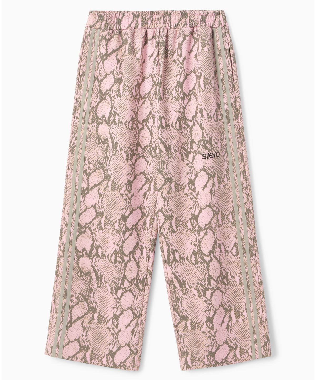 에스이오(s/e/o) PYTHON SIDE-TRIM SWEATPANTS PINK