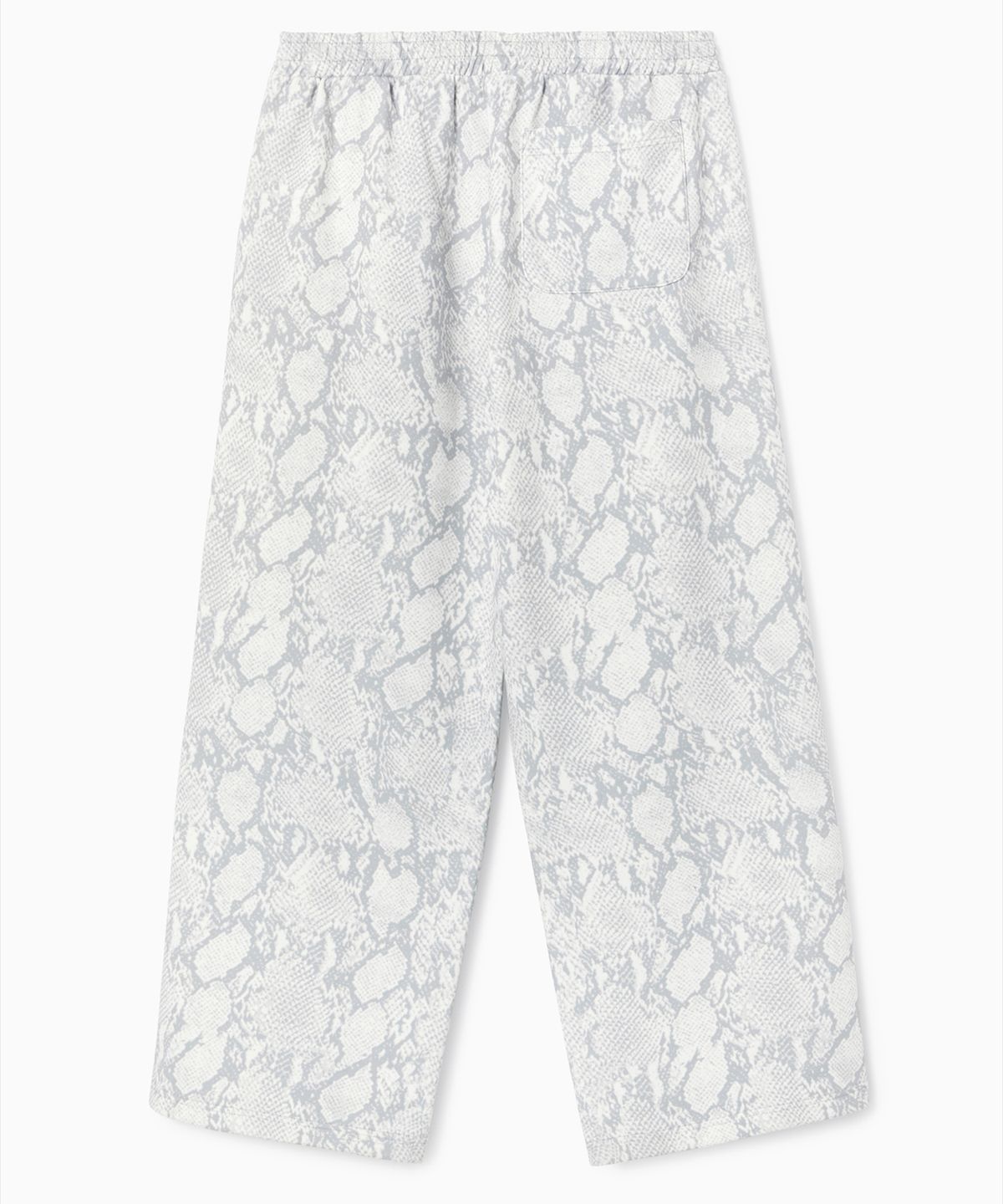 에스이오(s/e/o) PYTHON SIDE-TRIM SWEATPANTS WHITE