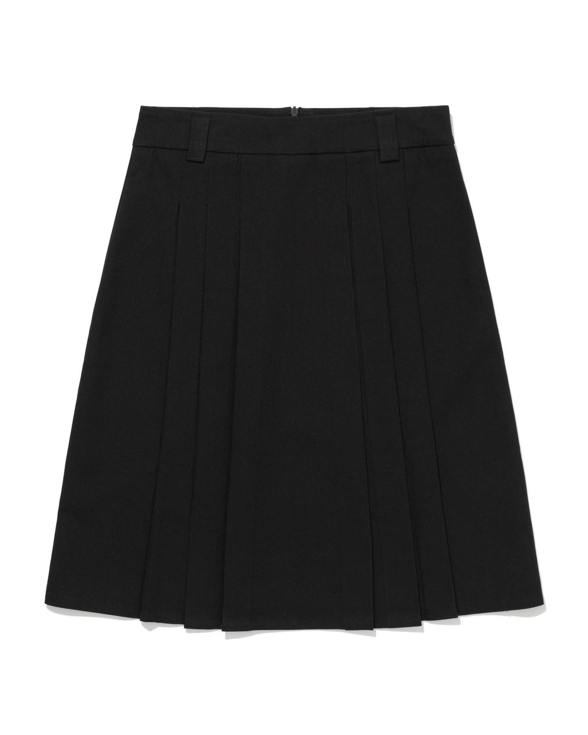 모아(MOAA) Minimal Pleated A-line Skirt (GREY)