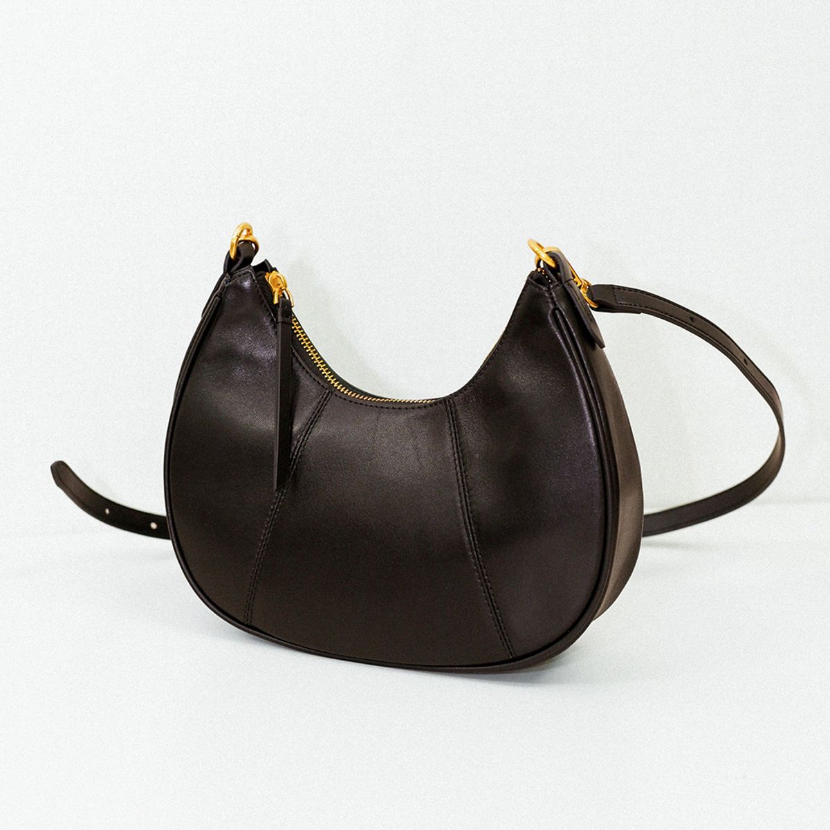 웬스데이딜라잇(WEDNESDAY DELIGHT) WD_Daily half moon shoulder bag_DARK BROWN