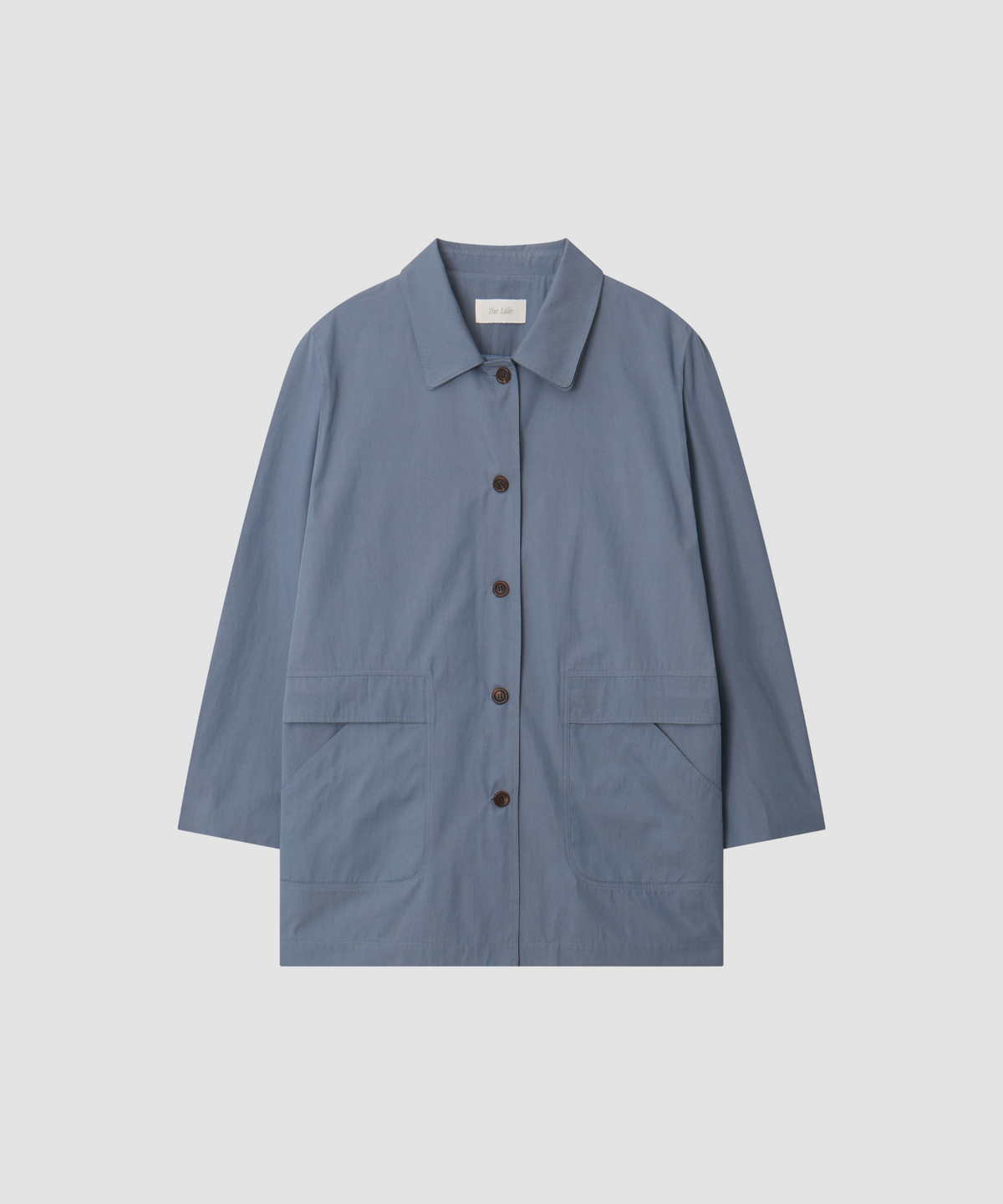더 릴(THE LILLE) Double Collar Jacket_Blue