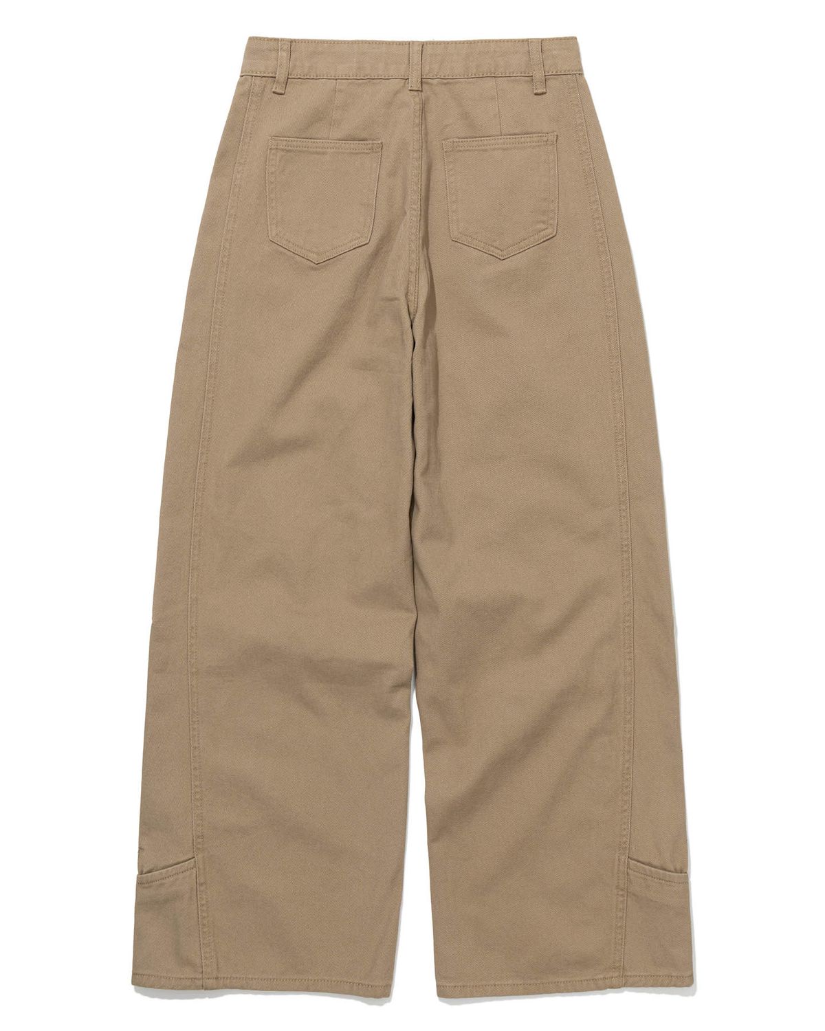모아(MOAA) Curved Wide-Leg Work Pants (NAVY)