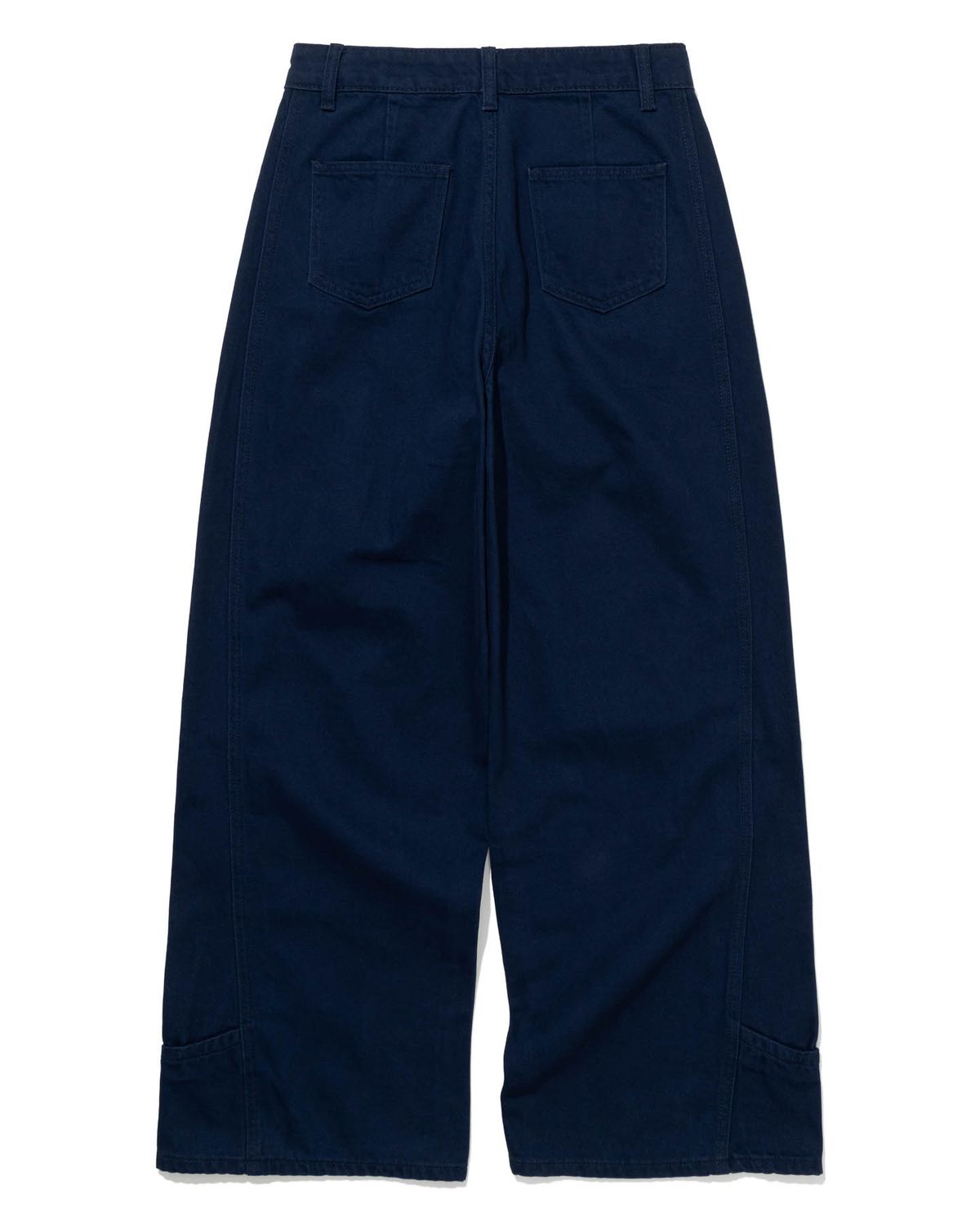 모아(MOAA) Curved Wide-Leg Work Pants (NAVY)