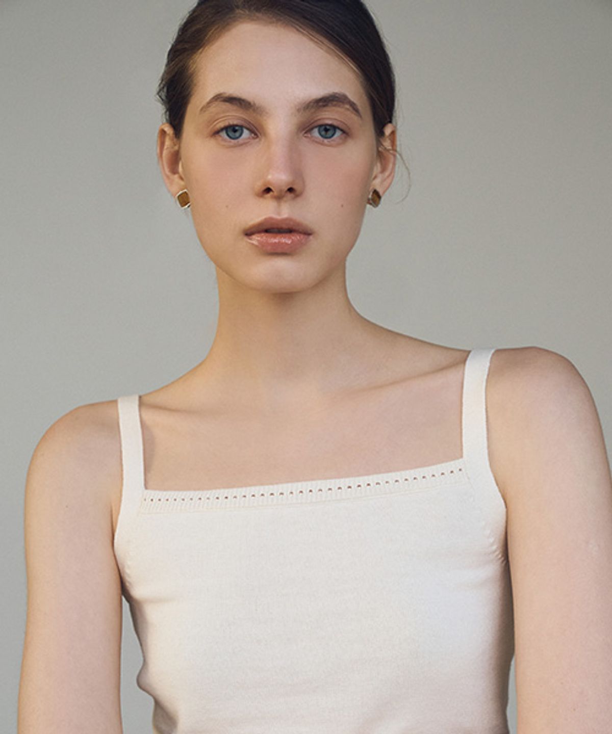 안젤로비안코(ANGELO BIANCO) Pale Routine Sleeveless Knit