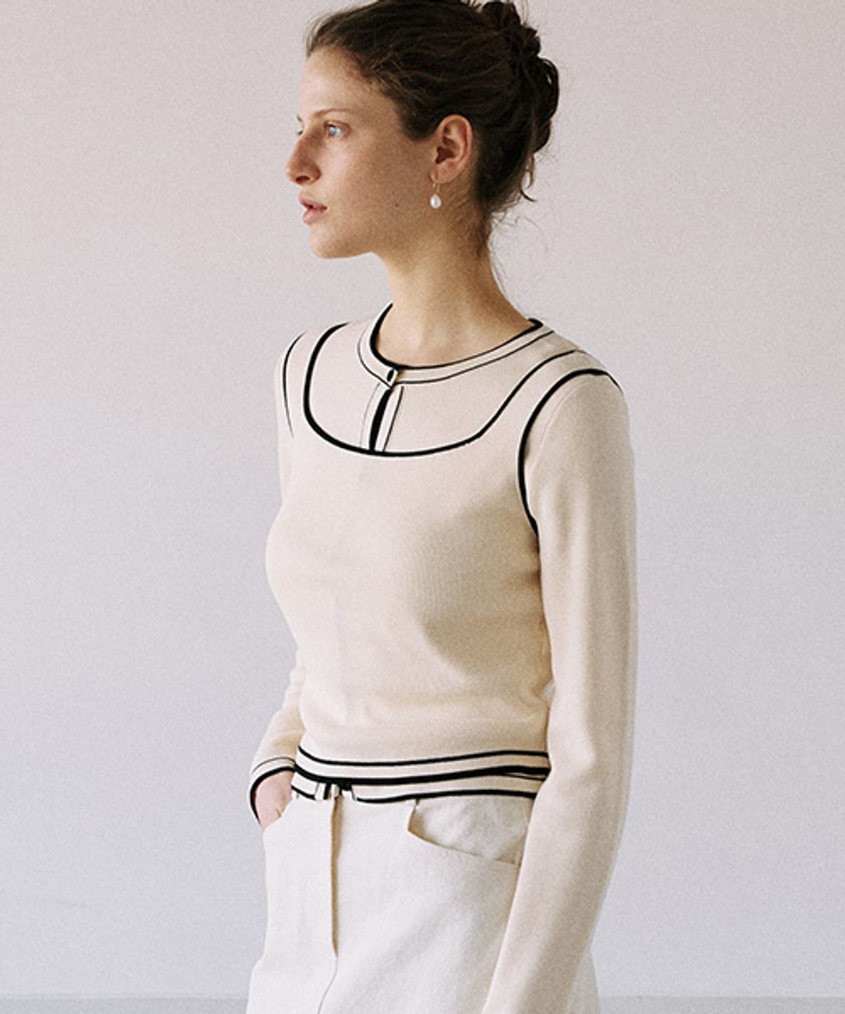 안젤로비안코(ANGELO BIANCO) Ratio Cardigan Set