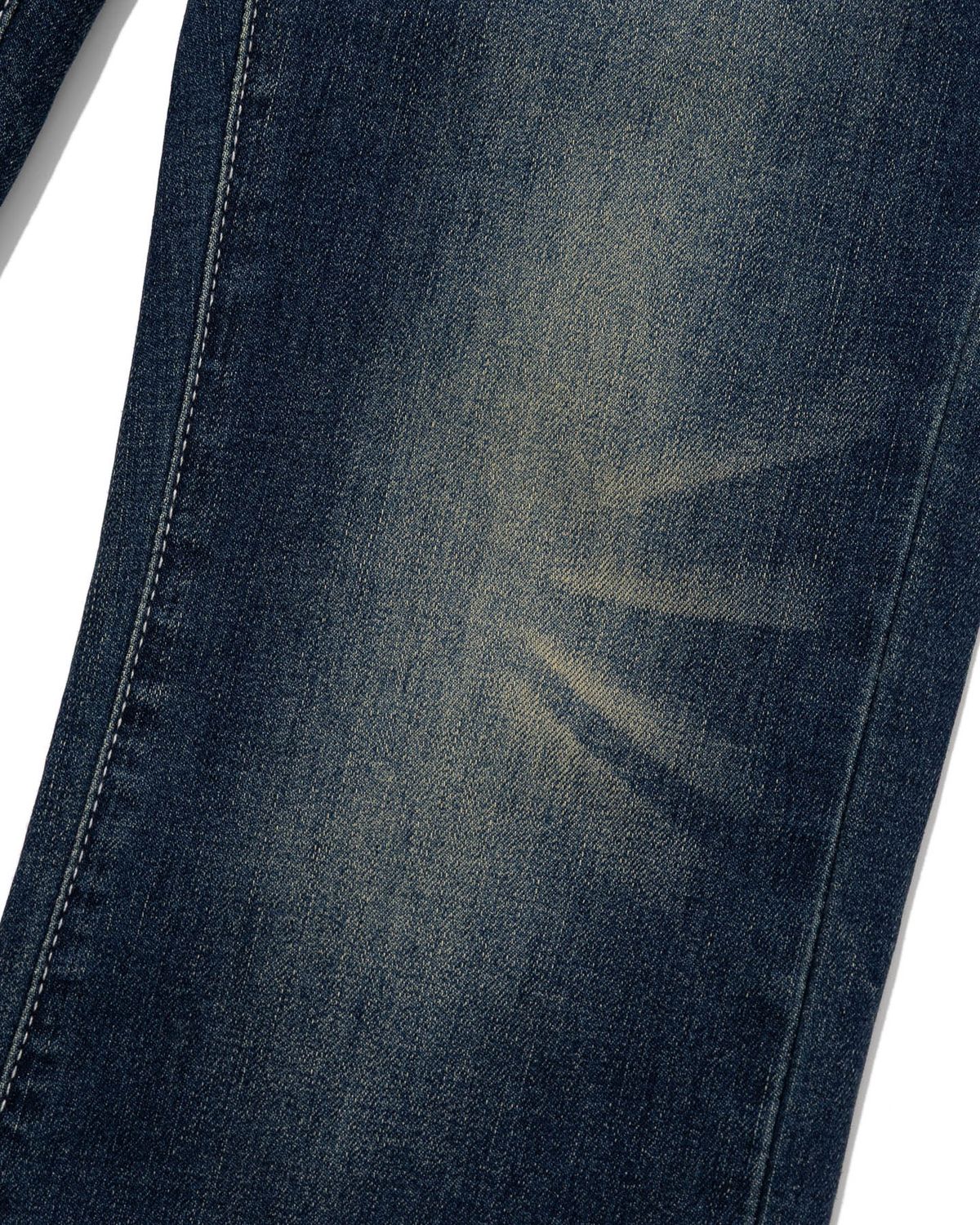 모아(MOAA) Contrast Stitch Flare Denim (DEEP BLUE JEAN)