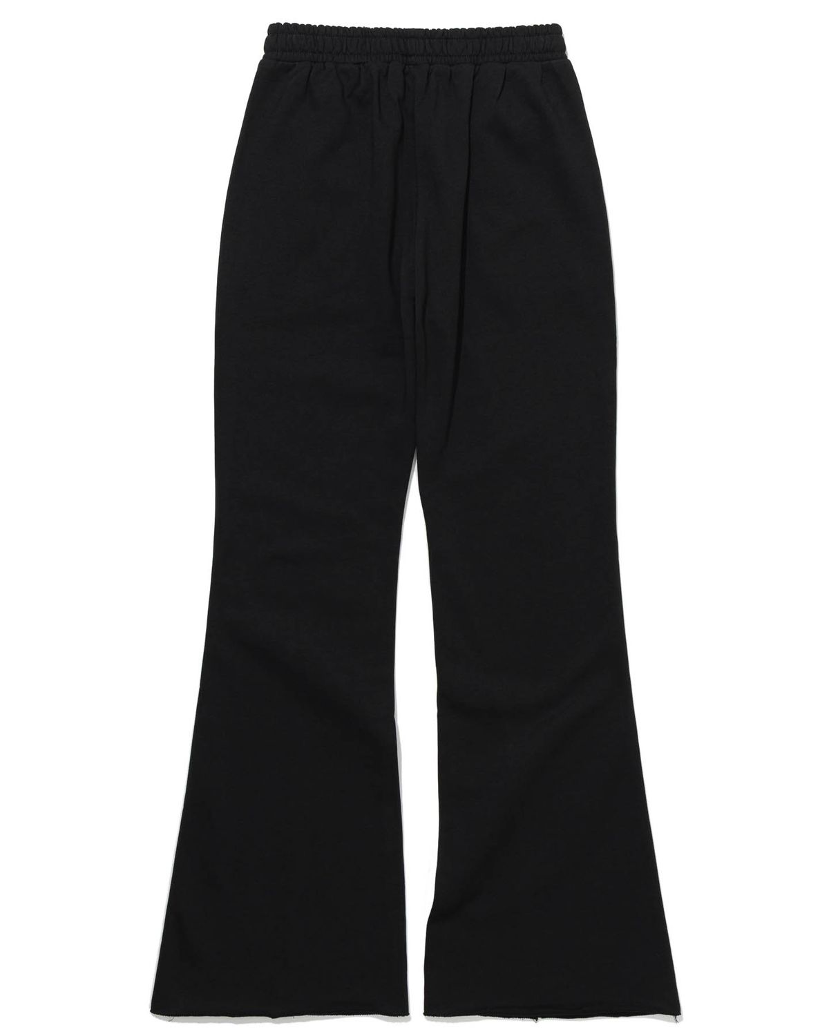 모아(MOAA) Raw Edge Flare Sweatpants (MELANGE GREY)