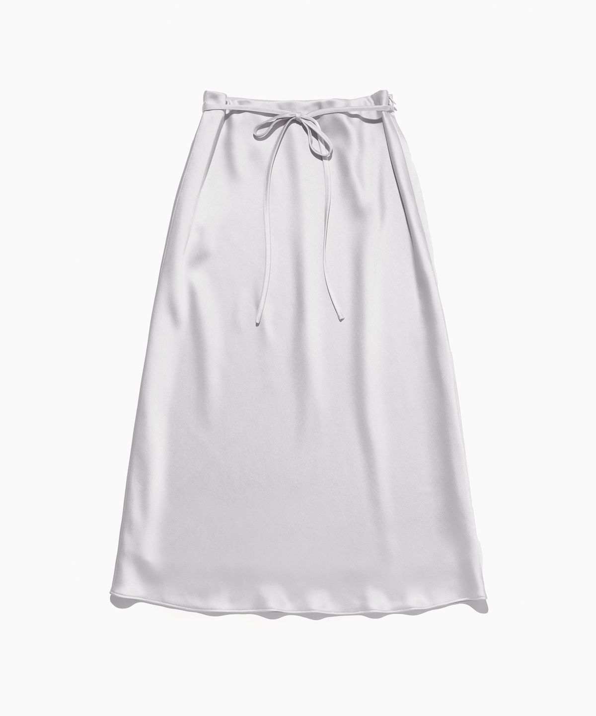 튜드먼트(TTUDEMENT) SATIN LONG SKIRT_LIGHT GREY