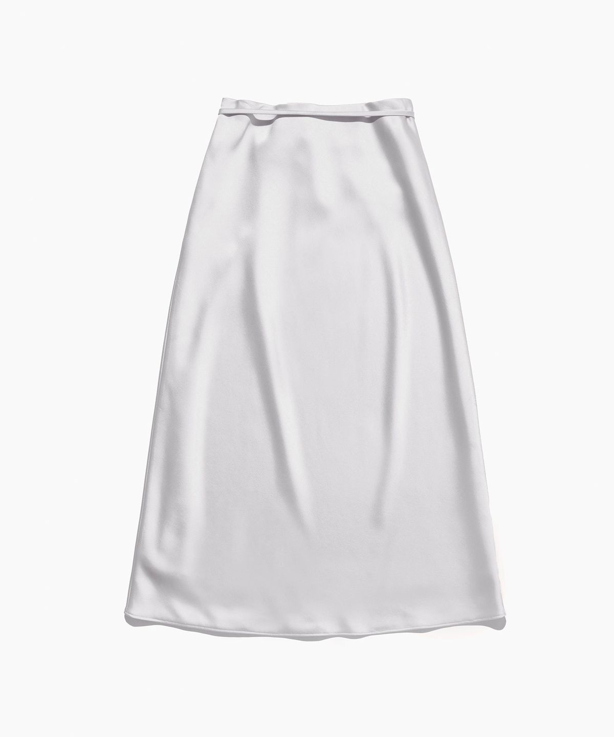 튜드먼트(TTUDEMENT) SATIN LONG SKIRT_LIGHT GREY